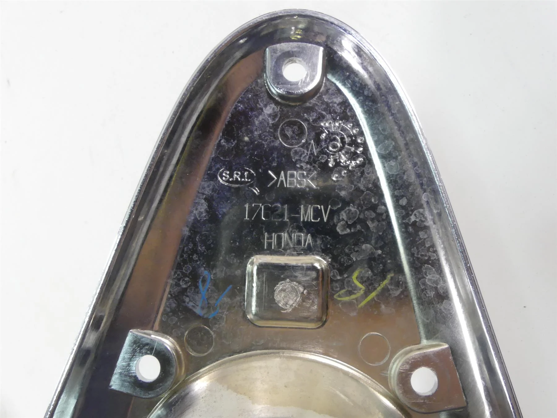 2007 Honda VTX1800 T1 Fuel Tank Dash Speedometer Chrome Cover 17621-MCV-000 - Image 10