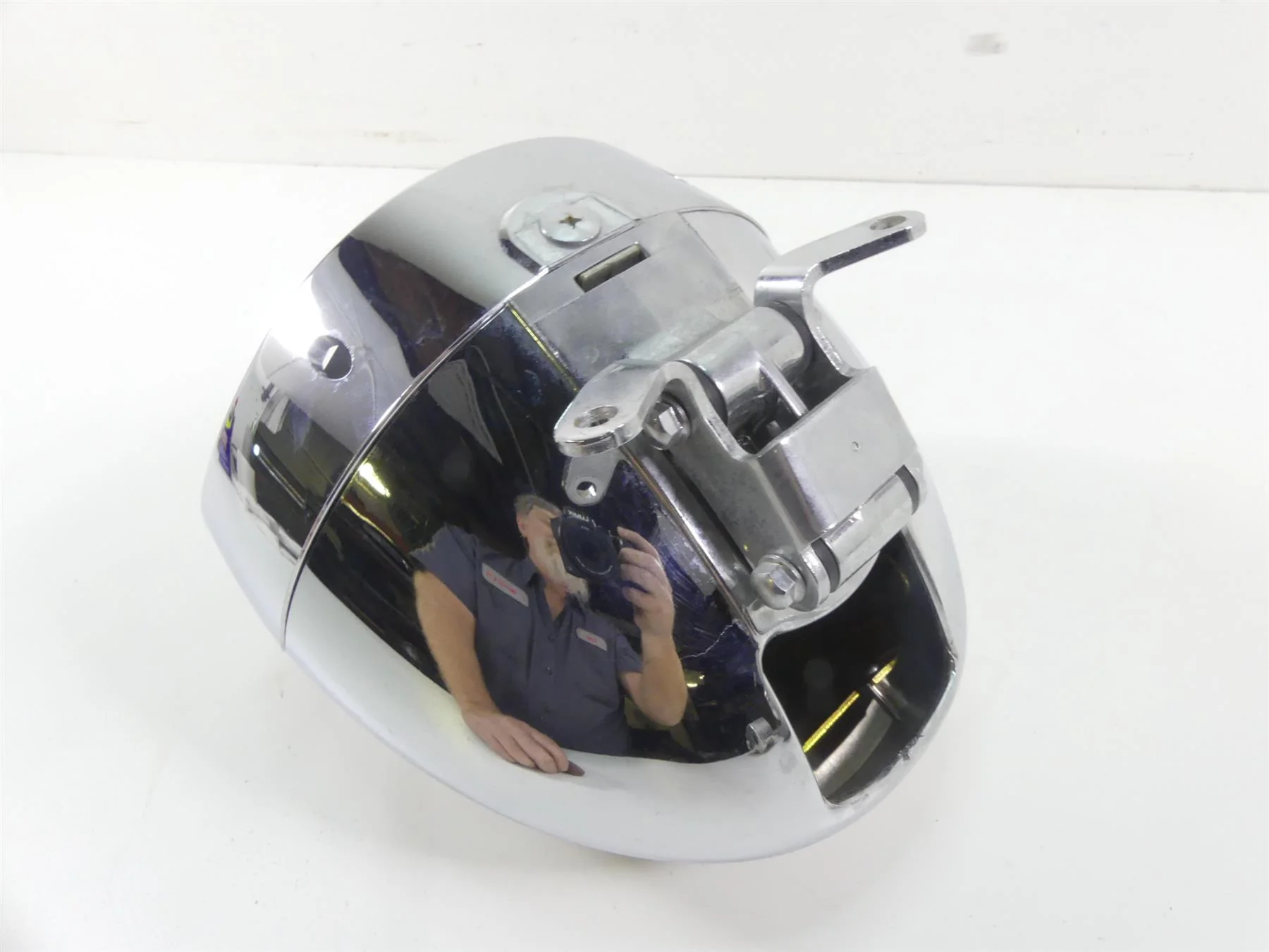 2007 Honda VTX1800 T1 Headlight Head Light & Chrome Housing Set 33120-MEA-671 - Image 8