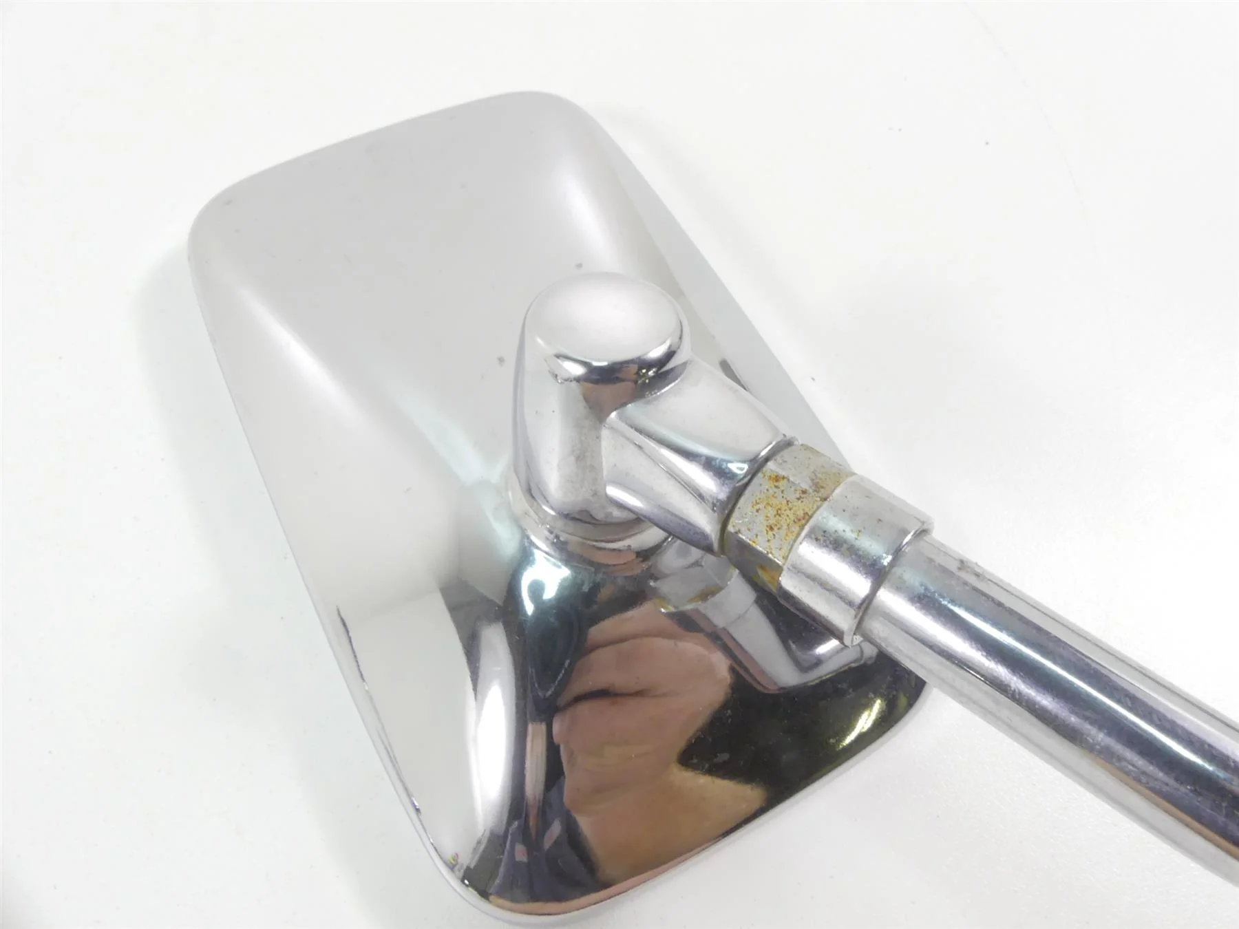 2007 Honda VTX1800 T1 Left Right Rectangle Chrome Rear View Mirror Set - Image 6