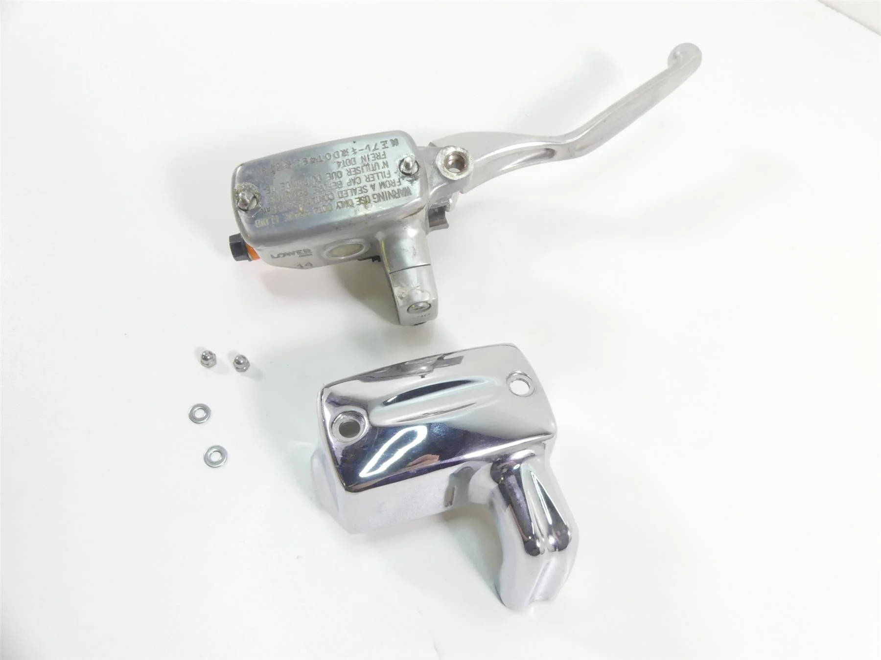 2007 Honda VTX1800 T1 Nissin Front Brake Master Cylinder + Lever 45510-MZ0-A41 - Image 5