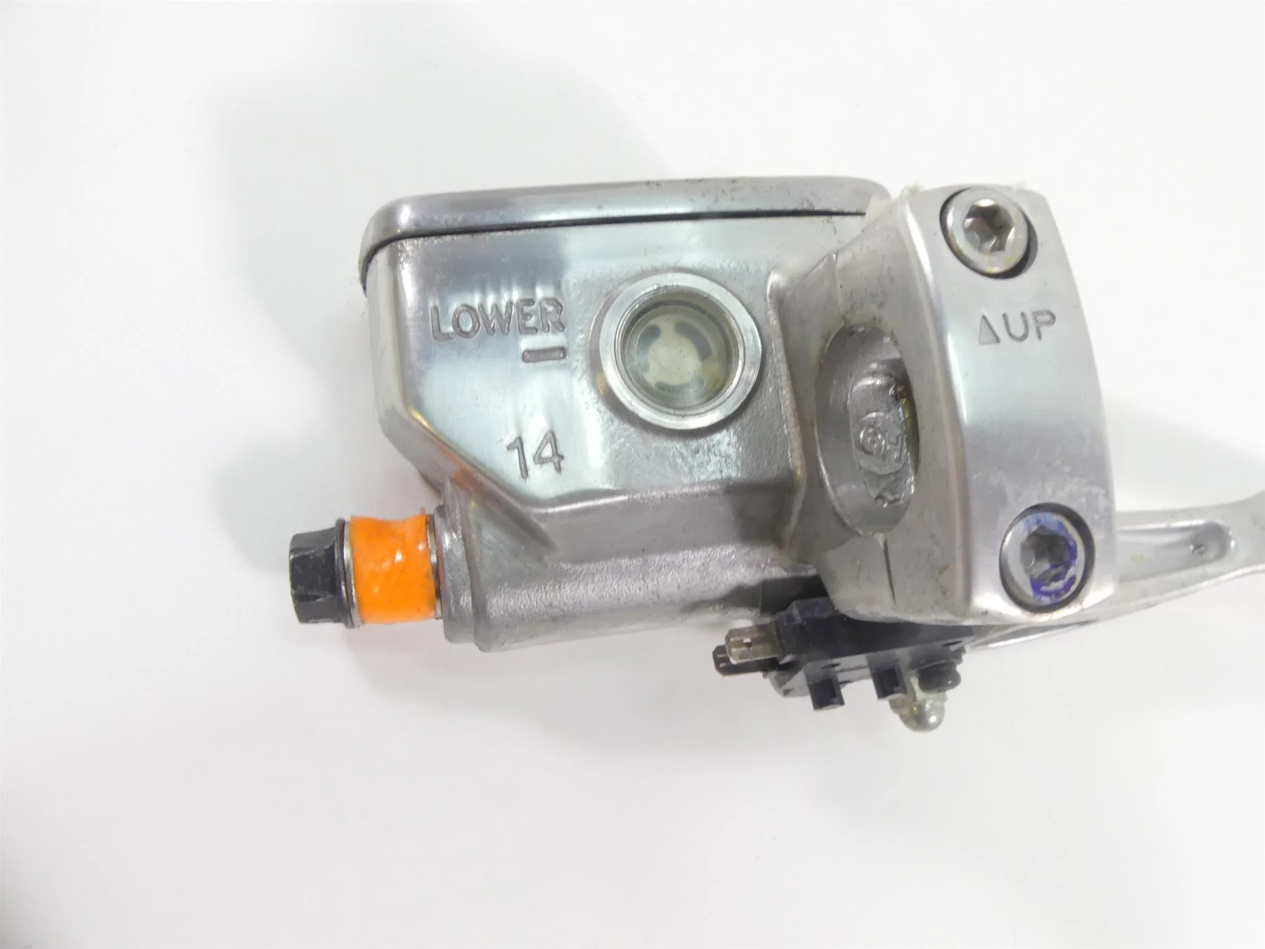 2007 Honda VTX1800 T1 Nissin Front Brake Master Cylinder + Lever 45510-MZ0-A41 - Image 6