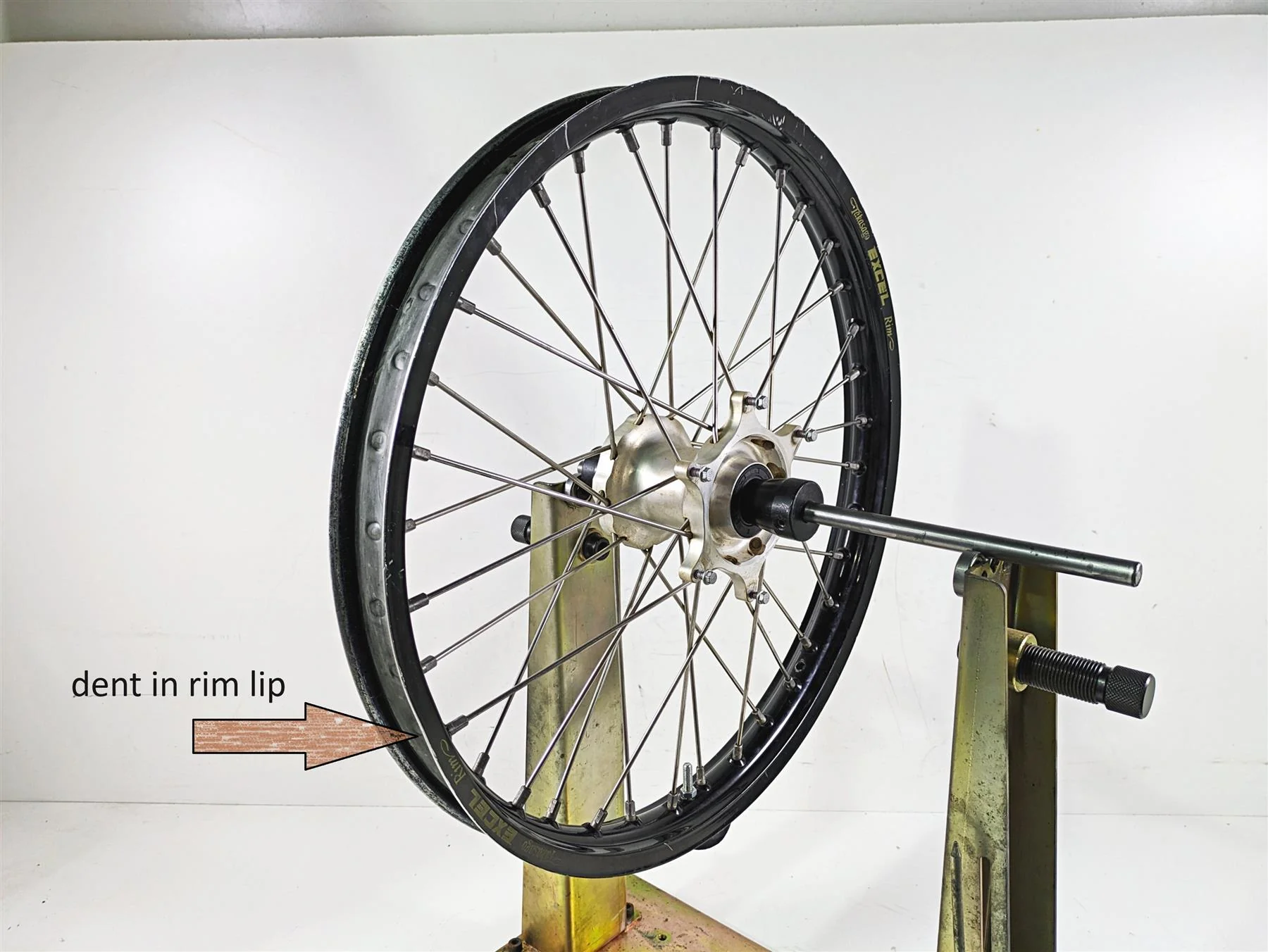 2007 KTM 450 SXF Excel Front Wheel Rim 21x1.6 7730900104430 - Image 2