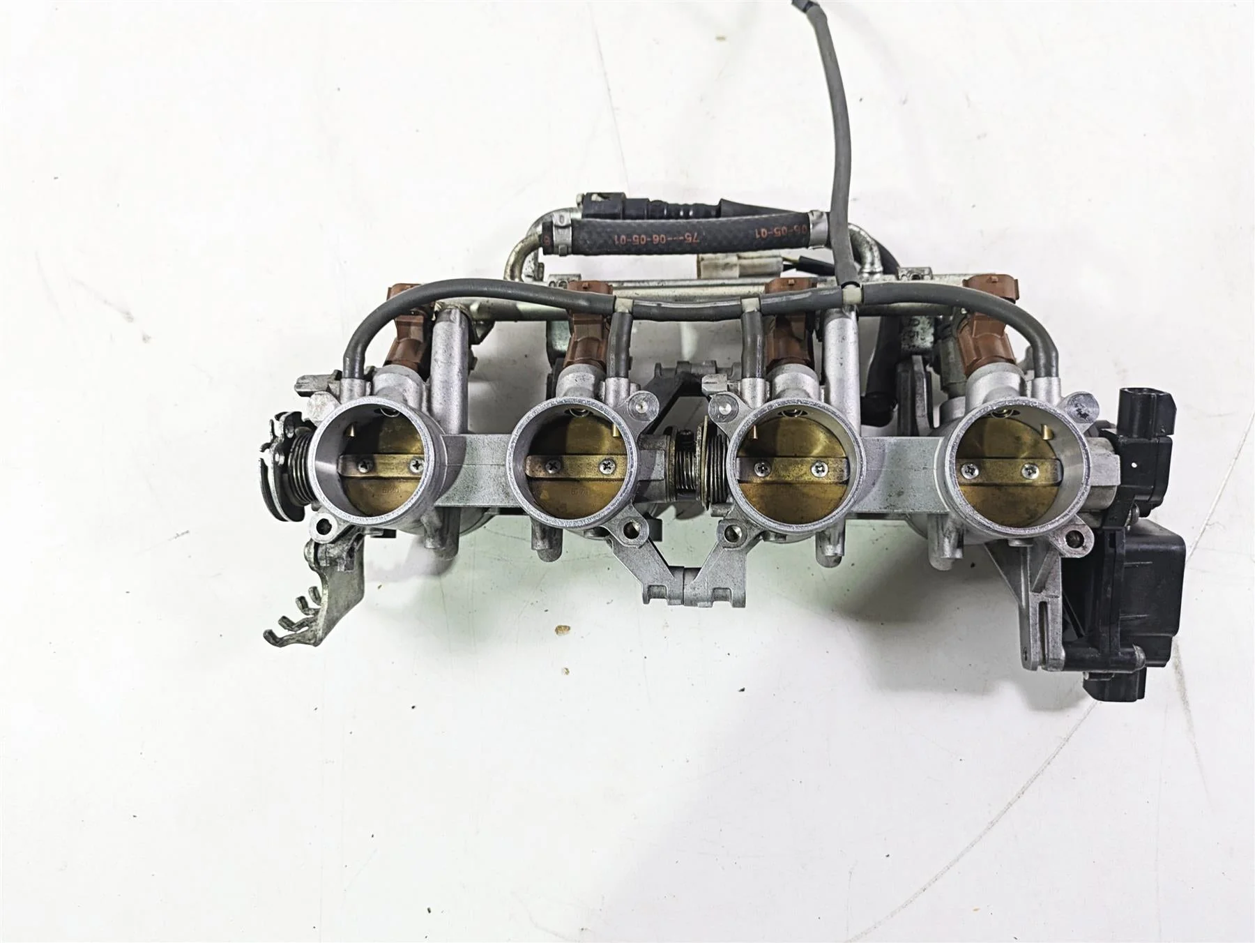 2007 Suzuki GSXR600 Mikuni Throttle Body Bodies FOR PARTS 13405-01H00 13405-01H02 - Image 6