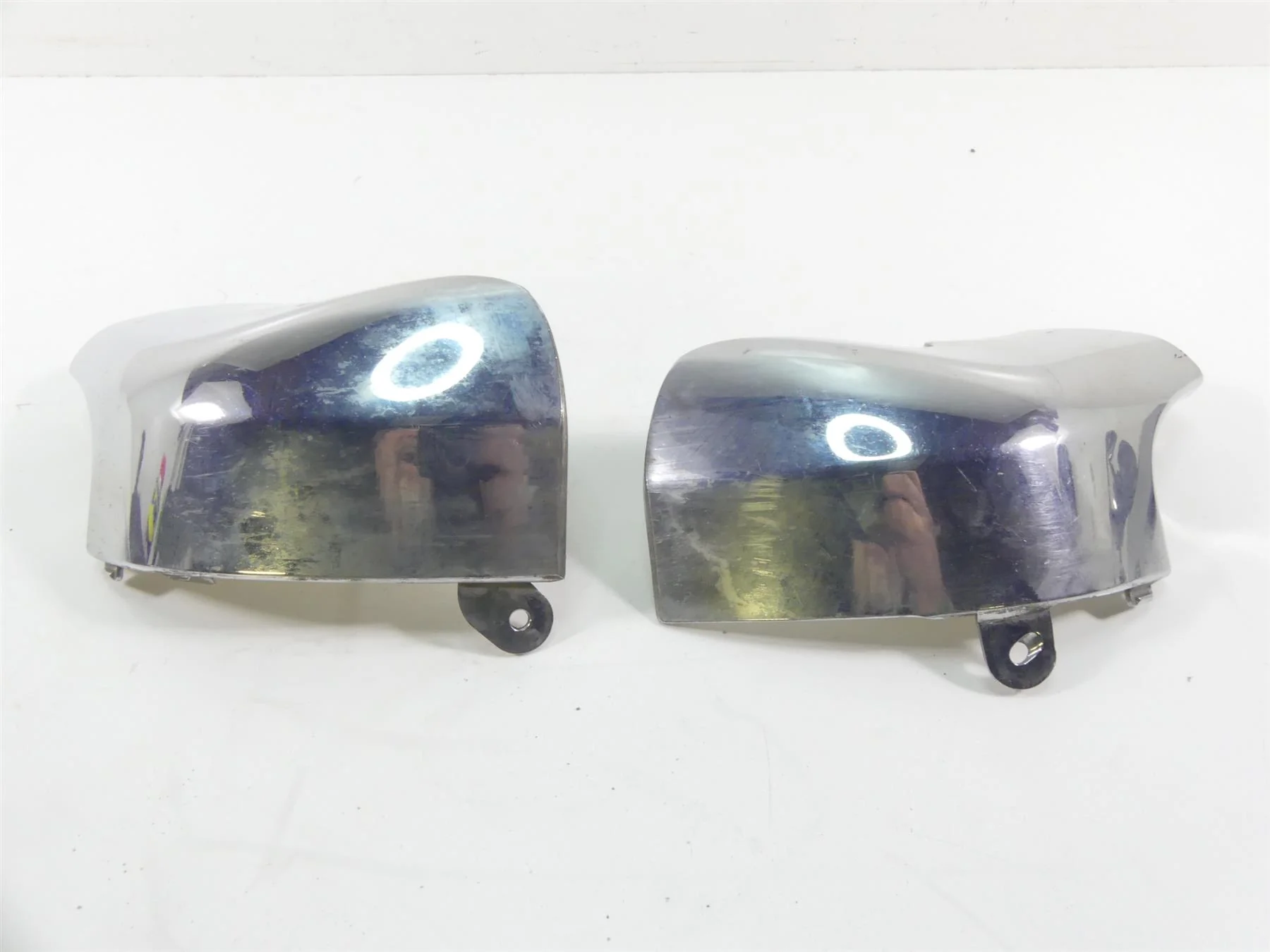 2007 Suzuki M109R VZR1800 Boulevard Front Lower Bug Spoiler Covers 47531-48G01 - Image 6