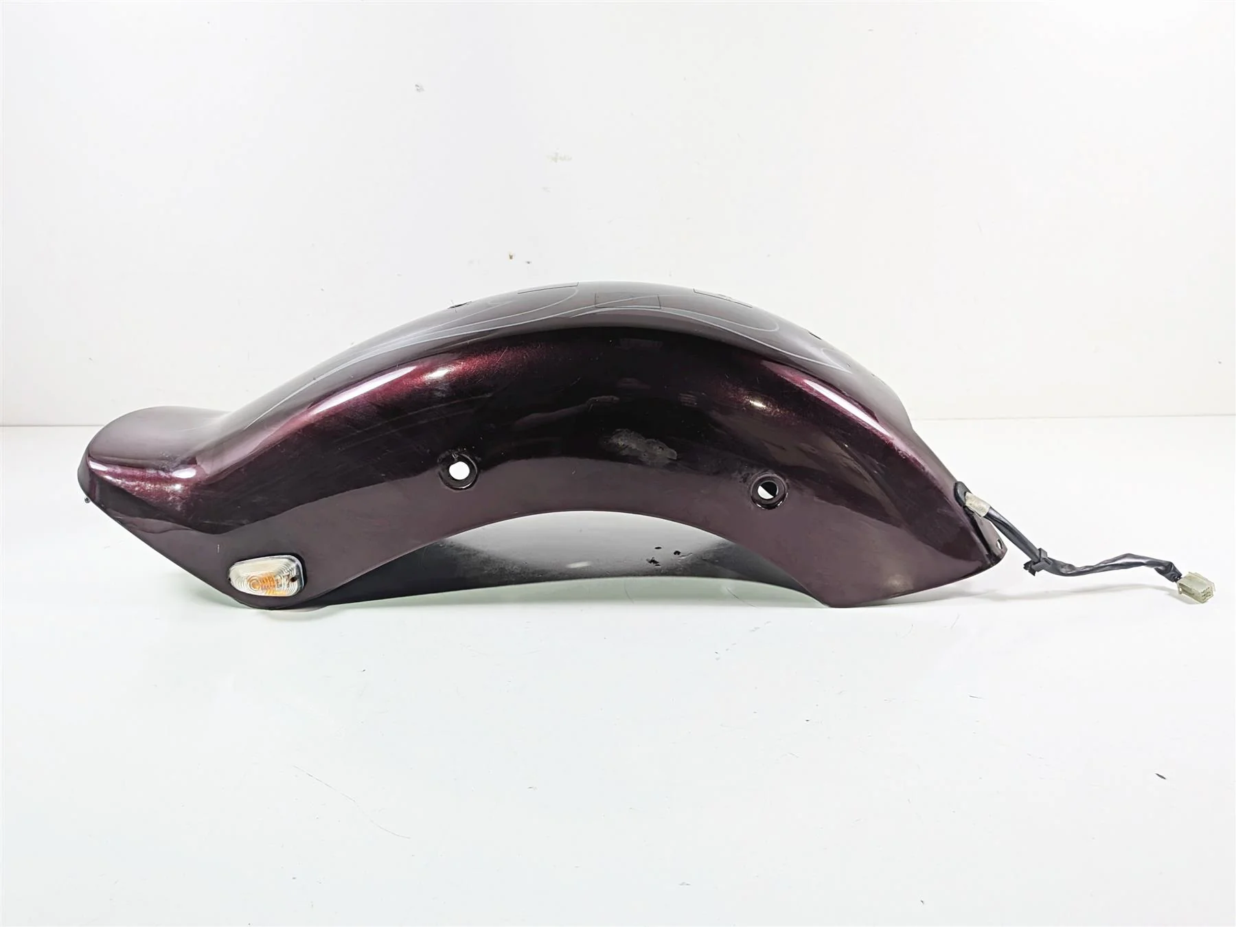 2007 Yamaha XVS1100 V-Star Custom Rear Fender & Taillight - Read 5EL-Y2161-1H-P7 - Image 4