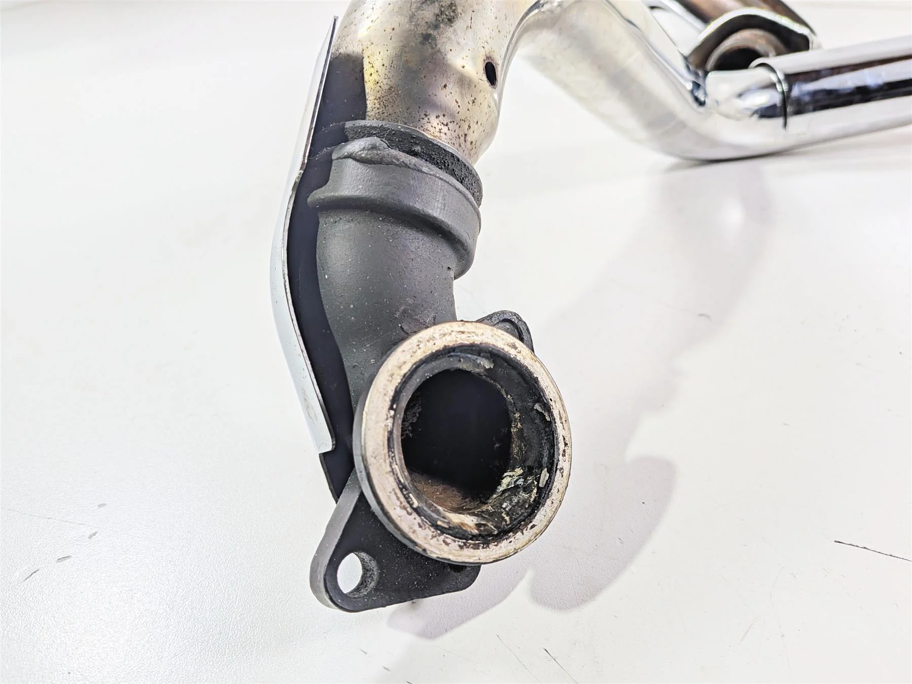 2007 Yamaha XVS1100 V-Star Custom Stock Exhaust Header Set 5EL-14620-00 - Image 9