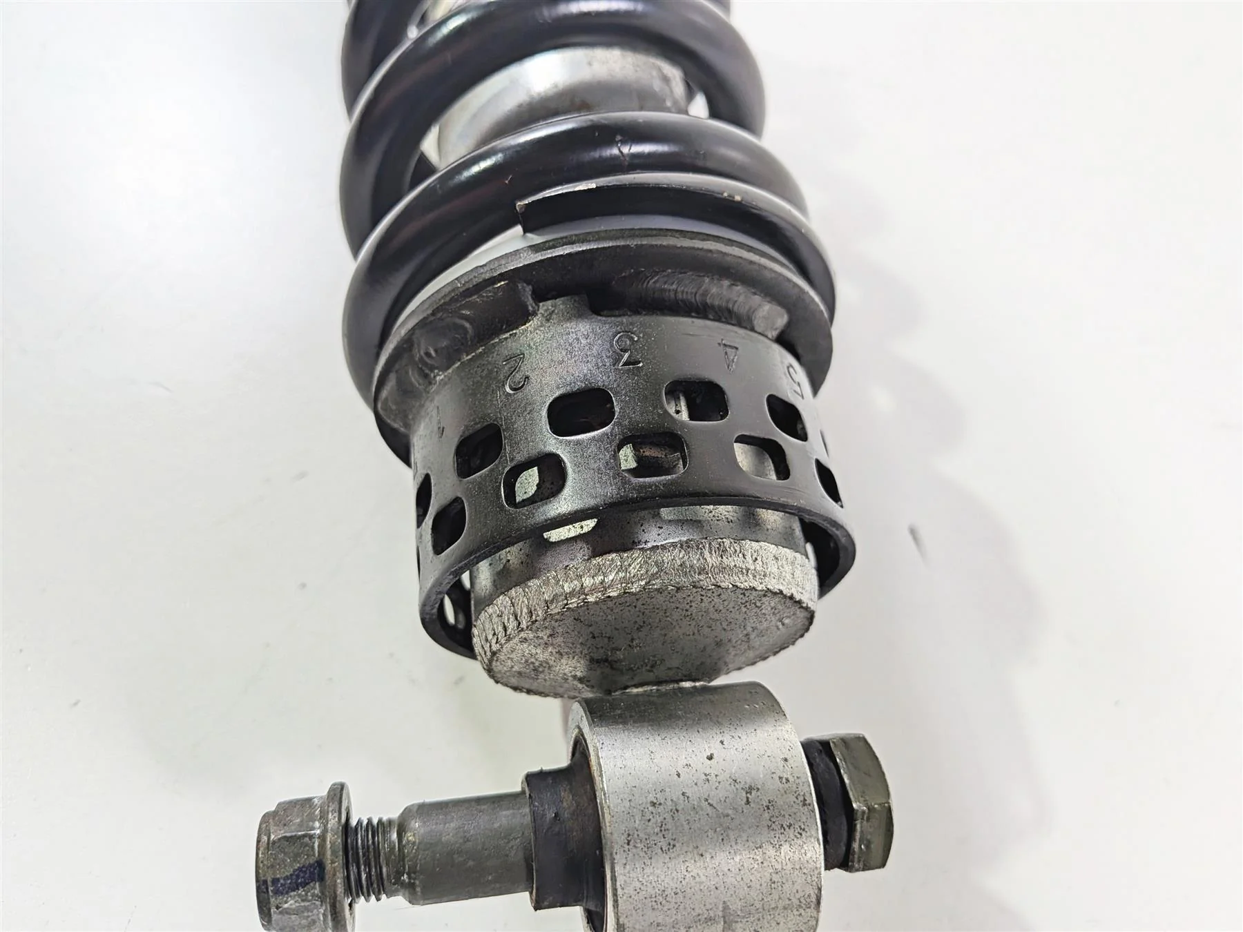 2007 Yamaha XVS1100 V-Star Custom Straight Rear Shock Damper 5EL-22210-01 - Image 9