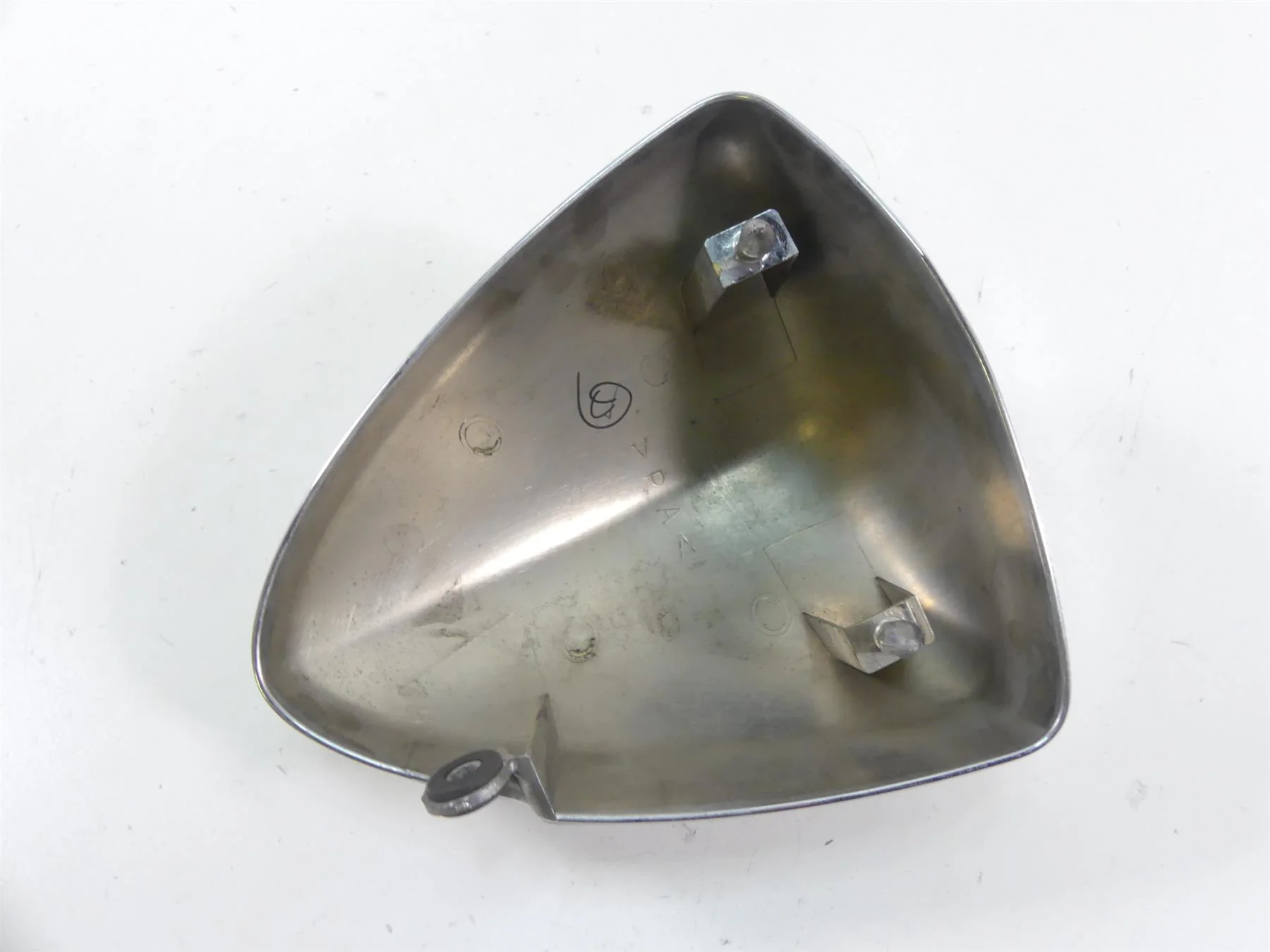 2007 Yamaha XVS1300 V-Star Left Between Cylinder Chrome Cover 3D8-21731-00-00 - Image 2