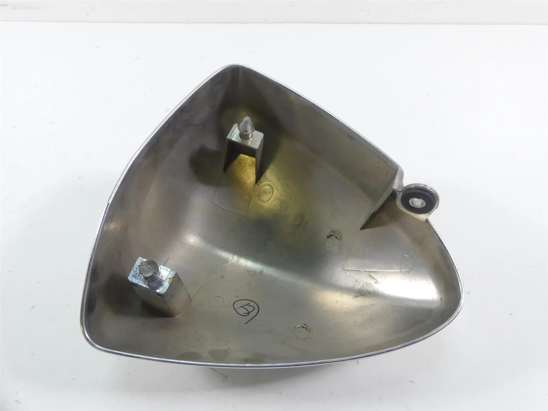 2007 Yamaha XVS1300 V-Star Left Between Cylinder Chrome Cover 3D8-21731-00-00 - Image 6