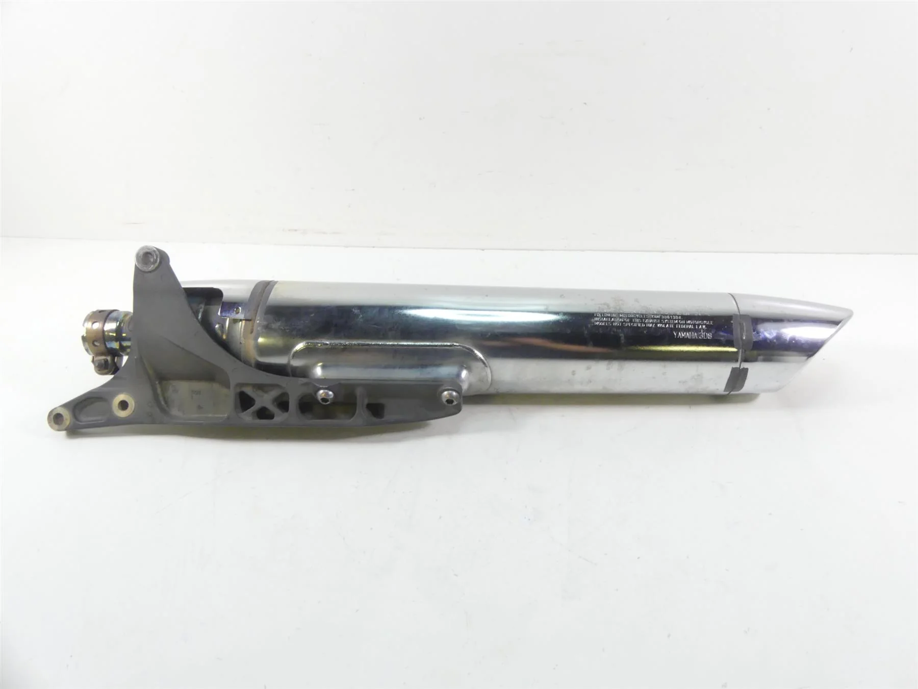 2007 Yamaha XVS1300 V-Star Oem Exhaust Muffler Pipe Silencer 3D8-14710-00-00 - Image 2