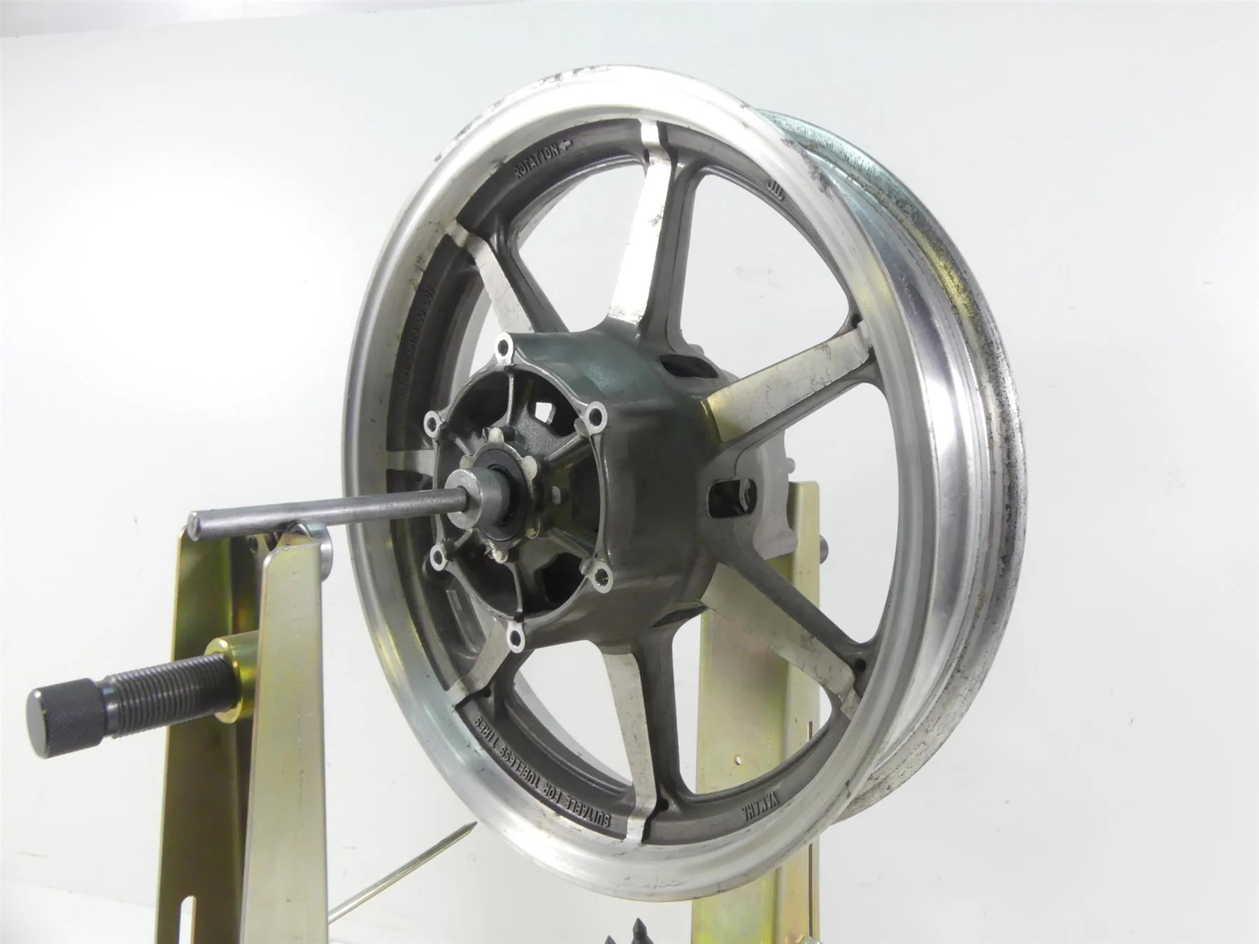 2007 Yamaha XVS1300 V-Star Straight Front Wheel Rim 16x3 5KS-25168-00-MA