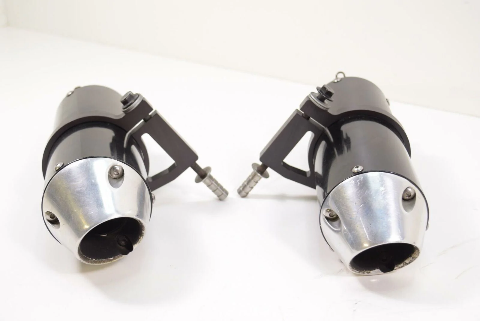 2008 Aprilia RSV2 RSV1000 R Aftermarket Exhaust Pipe Muffler Can Silencer Set - Image 3