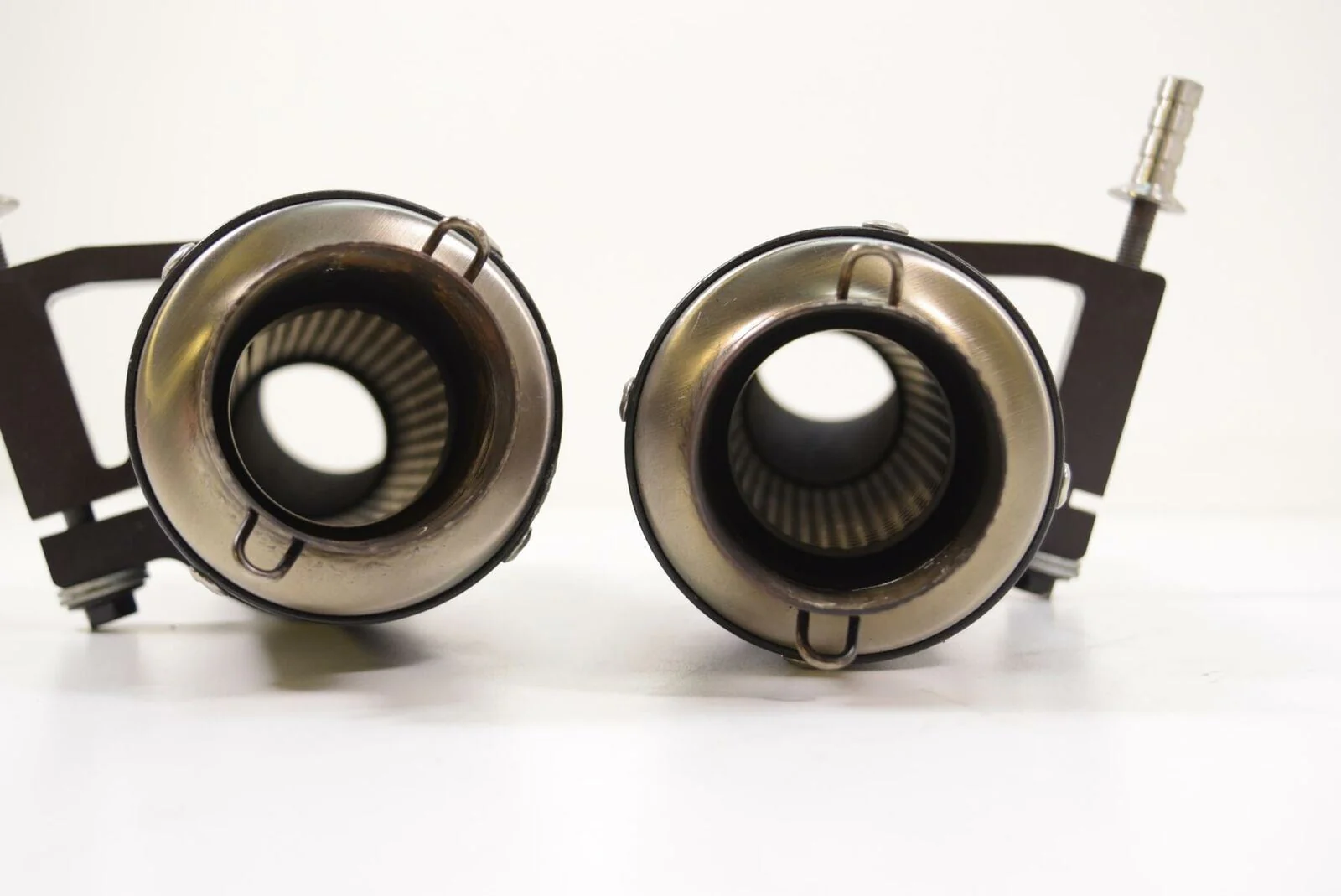 2008 Aprilia RSV2 RSV1000 R Aftermarket Exhaust Pipe Muffler Can Silencer Set - Image 5