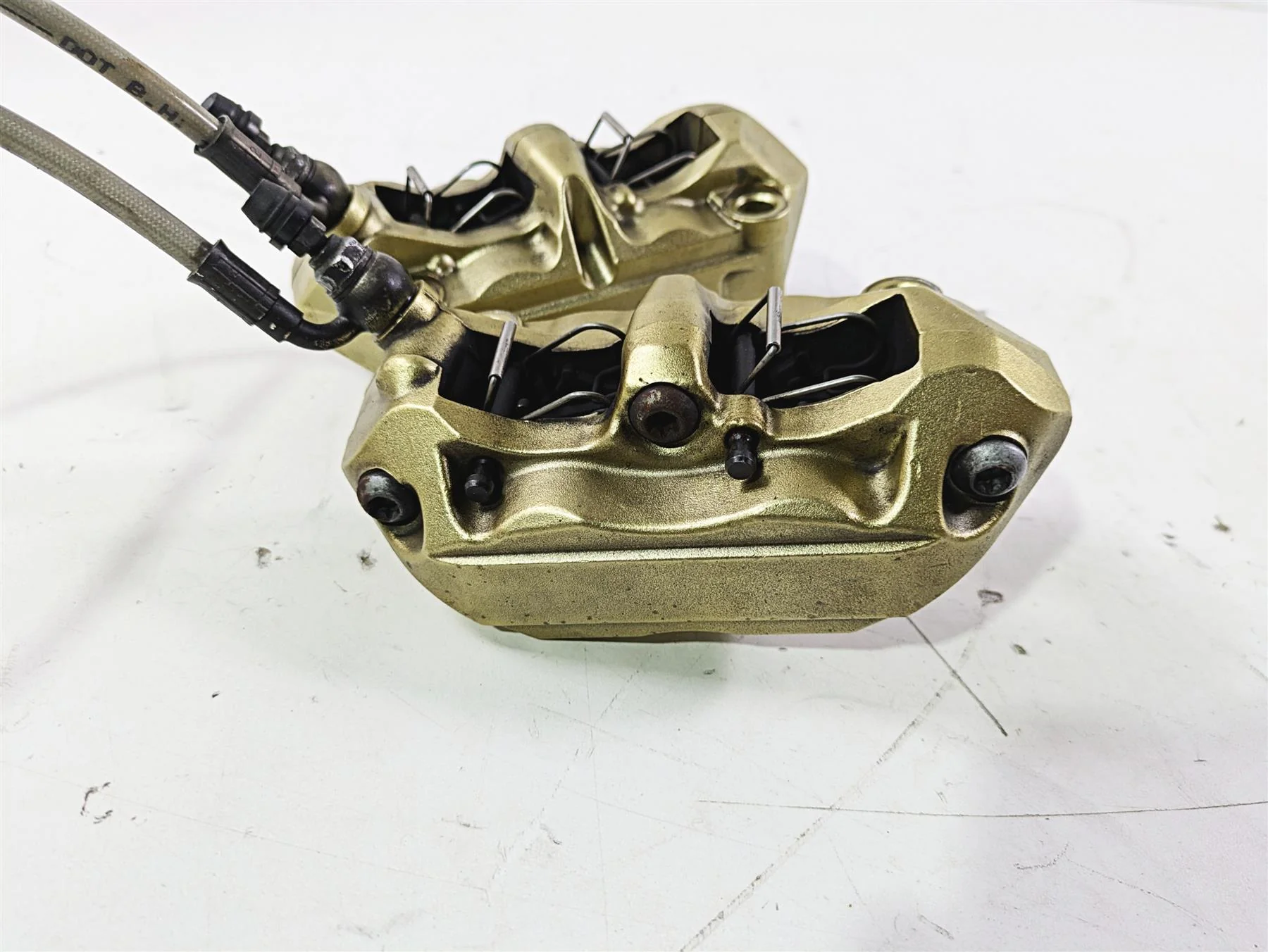 2008 Aprilia RSVR 1000 Factory Brembo Front Brake Caliper Set  AP8133590 - Image 10