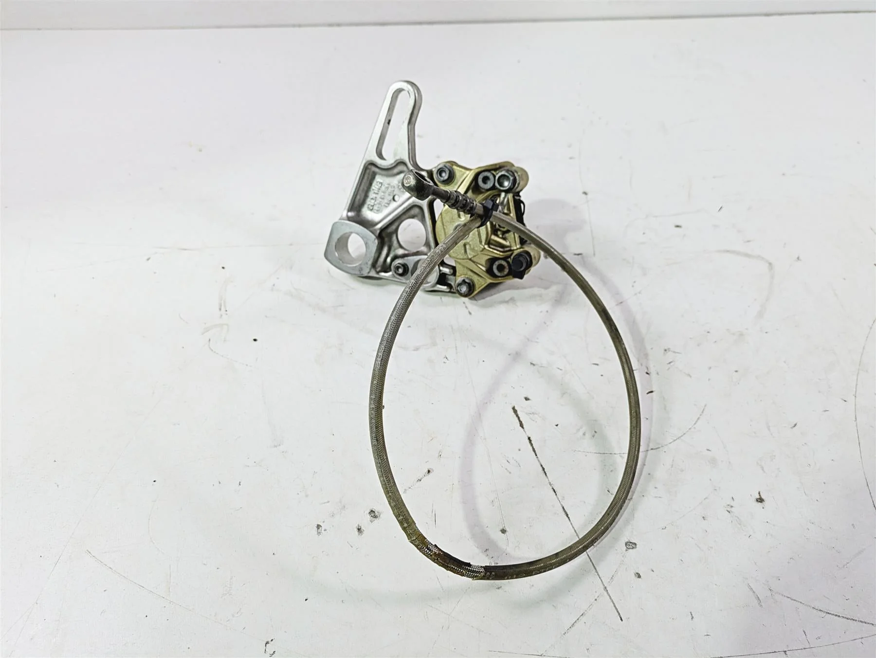 2008 Aprilia RSVR 1000 Factory Brembo Rear Brake Caliper AP8113897 - Image 2