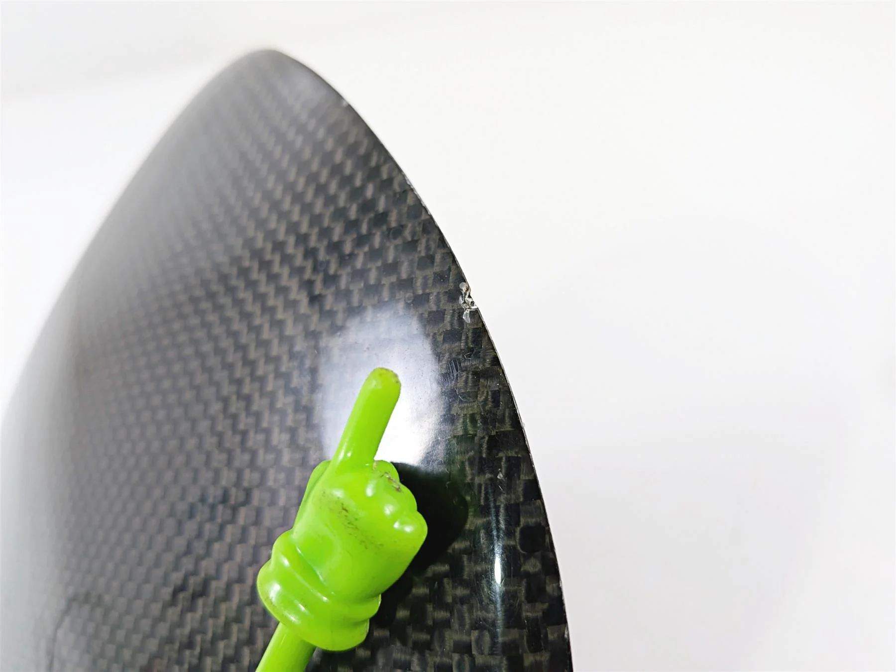 2008 Aprilia RSVR 1000 Factory Carbon Fiber Rear Fender Mud Guard 8156165 - Image 10