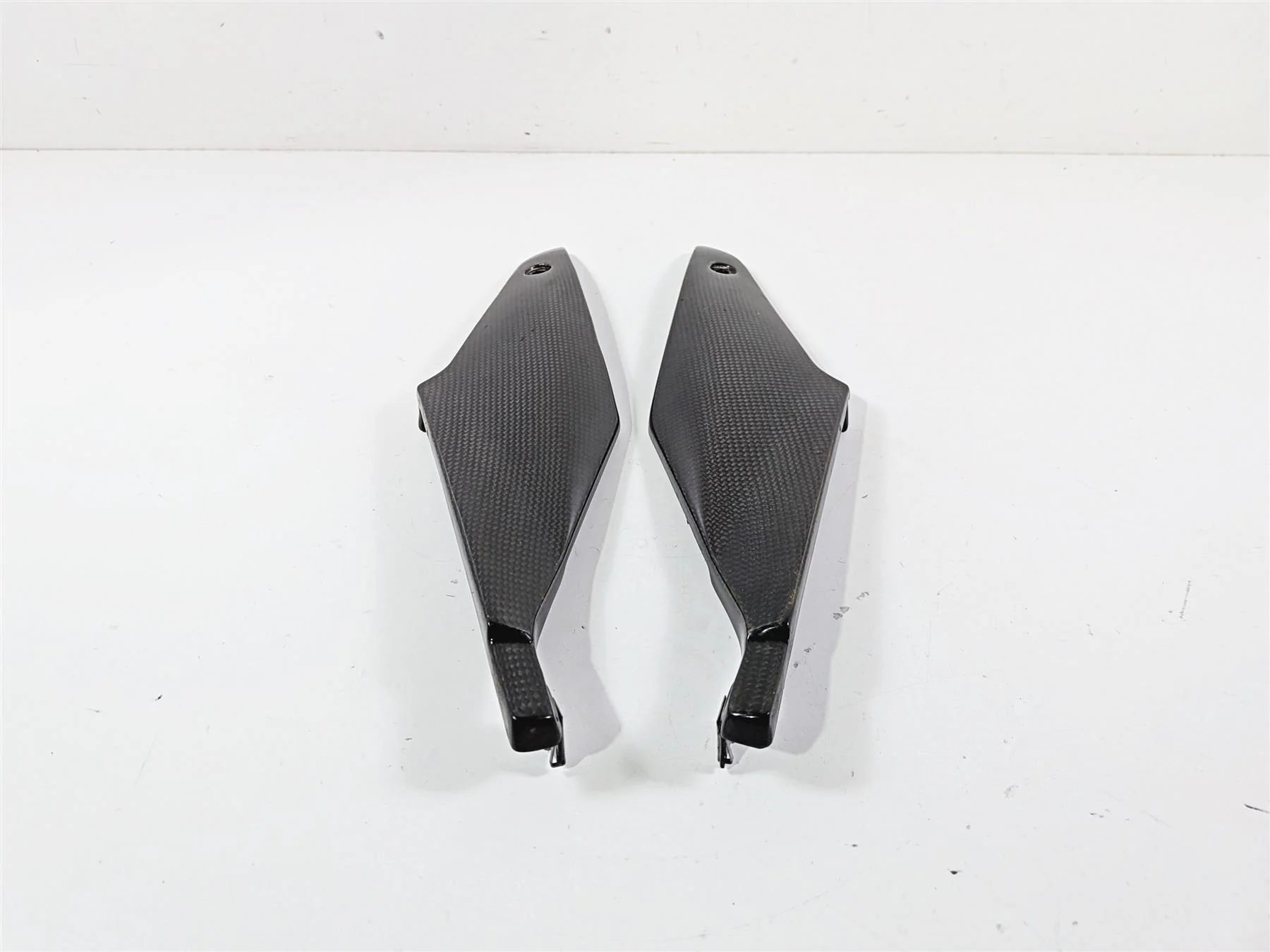 2008 Aprilia RSVR 1000 Factory Carbon Under Seat Side Cover Set 8179402 - Image 2