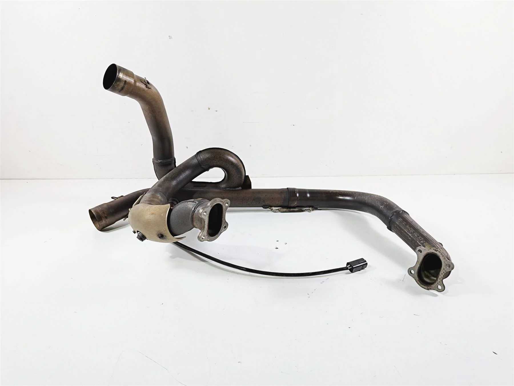 2008 Aprilia RSVR 1000 Factory Exhaust Header Manifold Set AP8119651 AP8119877 - Image 4