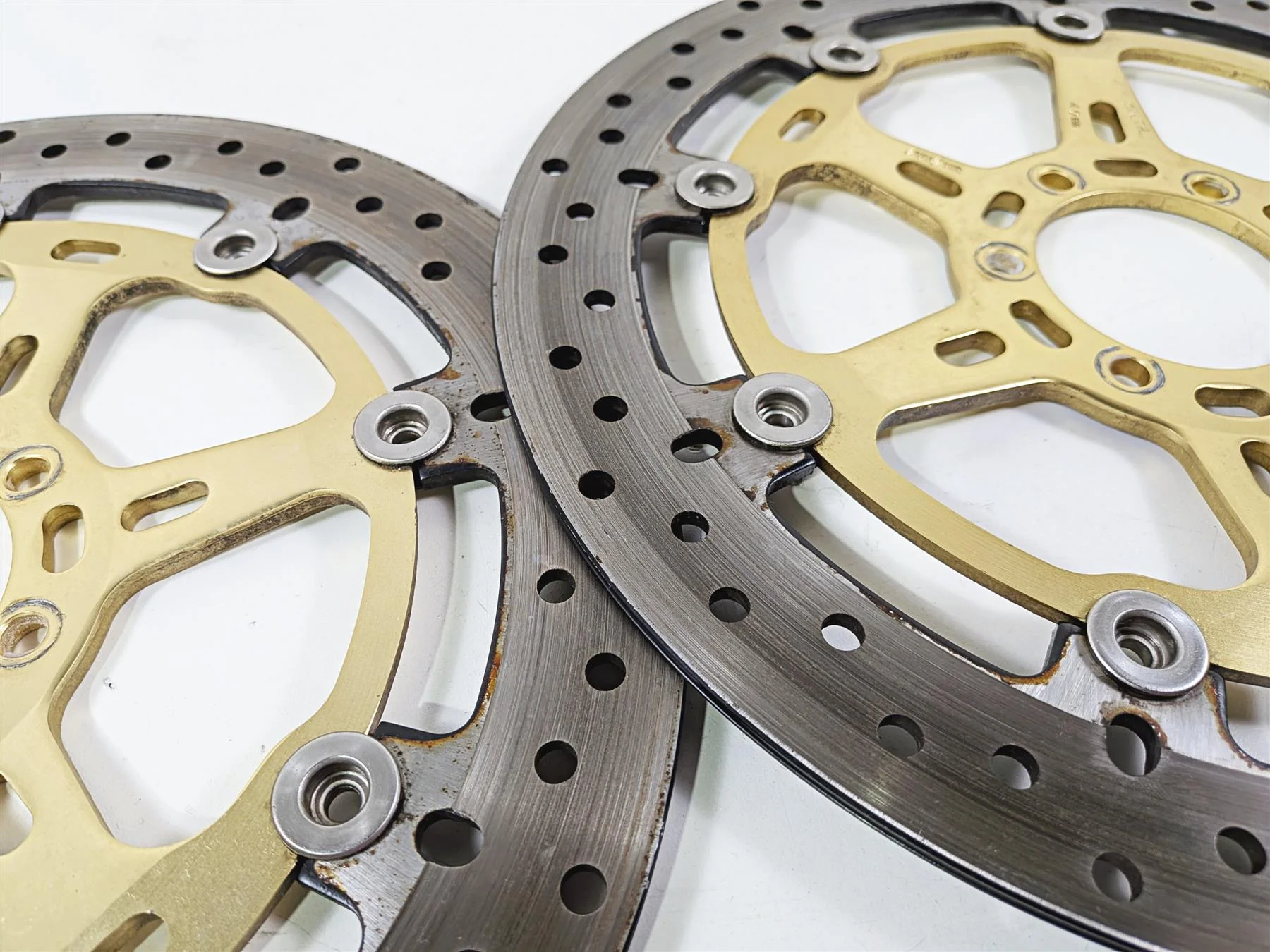 2008 Aprilia RSVR 1000 Factory Front Brake Rotor Disc Set AP8113926 - Image 5