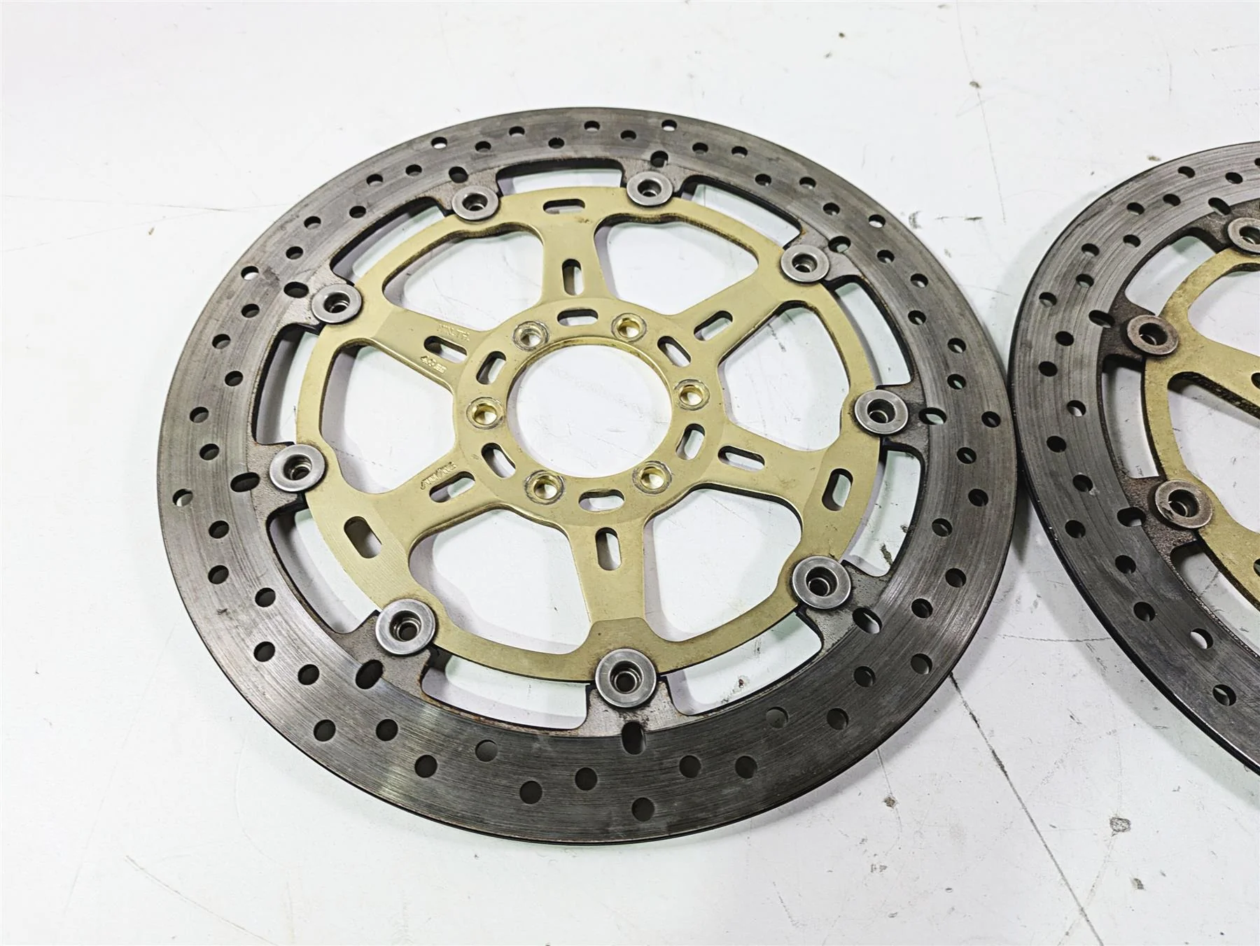 2008 Aprilia RSVR 1000 Factory Front Brake Rotor Disc Set AP8113926 - Image 10