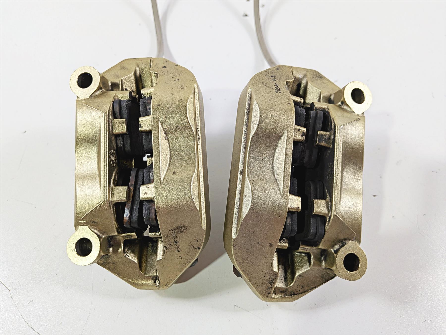 2008 Aprilia RSVR 1000 Factory Front Brembo Brake Caliper Golden 100mm AP8133590 - Image 6