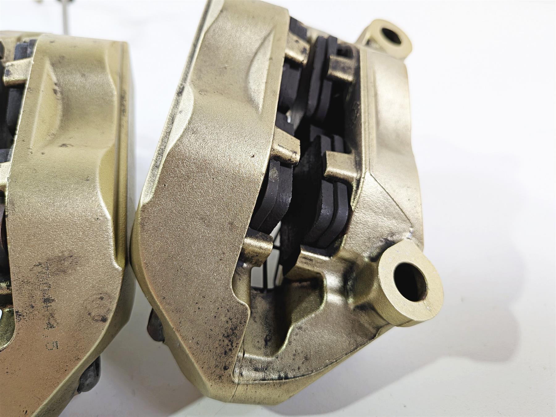 2008 Aprilia RSVR 1000 Factory Front Brembo Brake Caliper Golden 100mm AP8133590 - Image 8