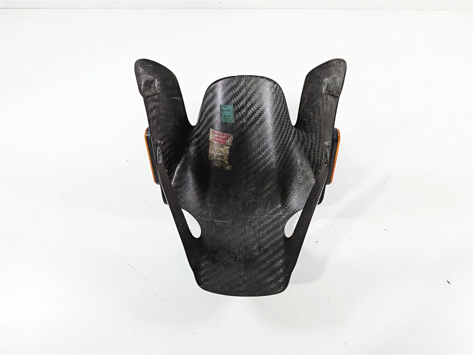 2008 Aprilia RSVR 1000 Factory Front Fender Carbon Fiber 142020 8156164 - Image 6