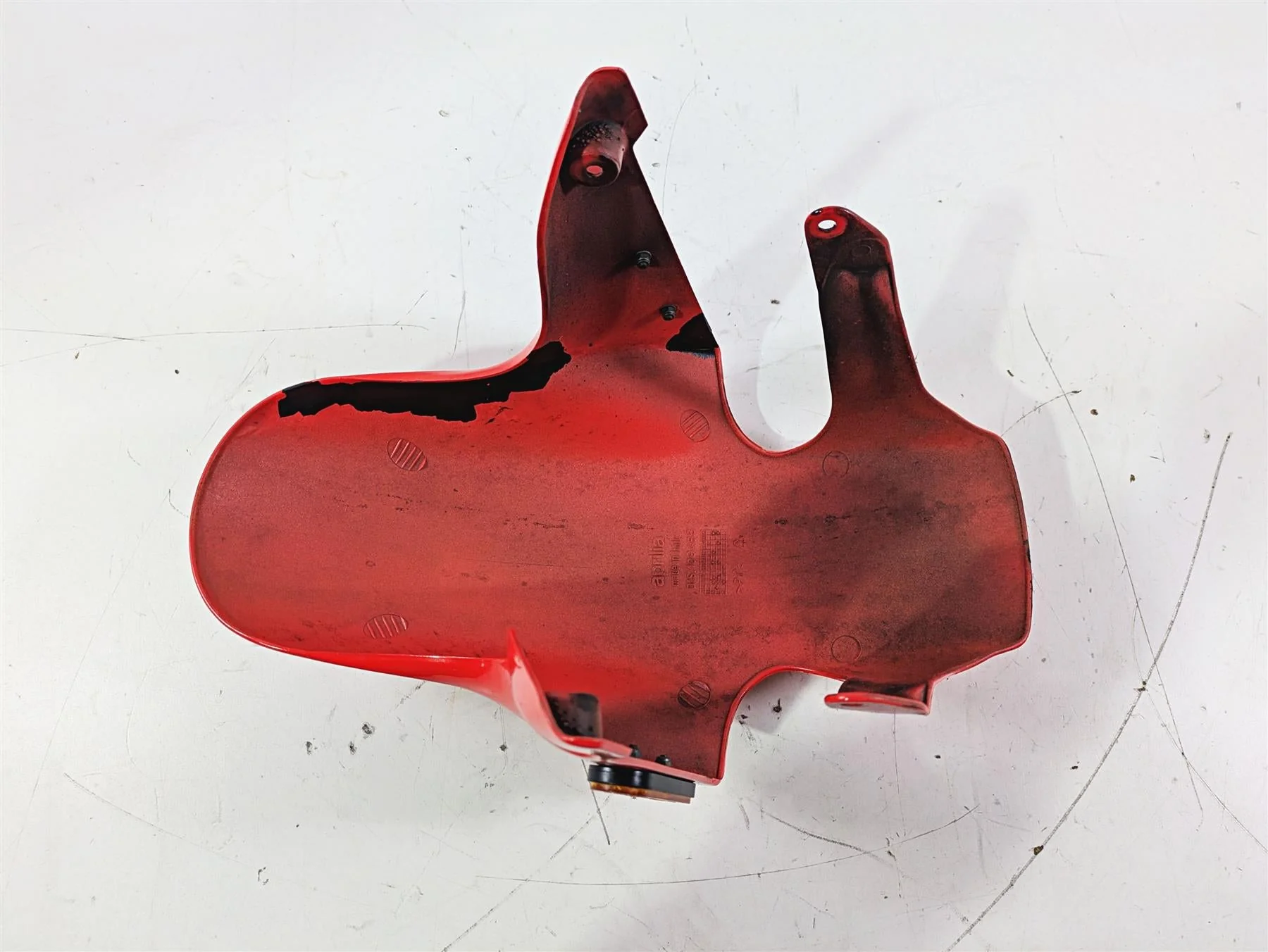2008 Aprilia RSVR 1000 Factory Front Fender Red AP8156325 - Image 5