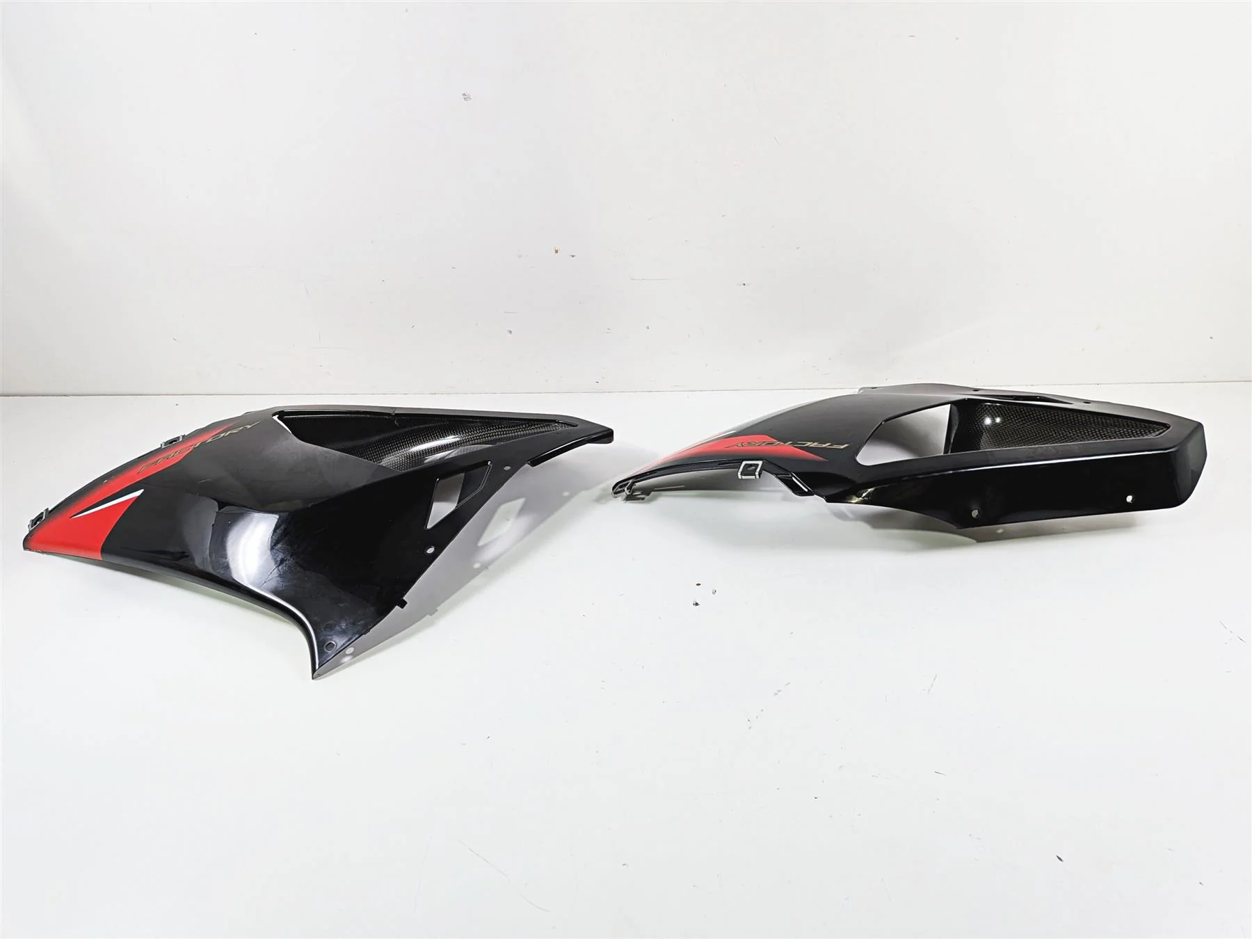 2008 Aprilia RSVR 1000 Factory Left Right Side Fairing Carbon Ram 110112 110113 - Image 3