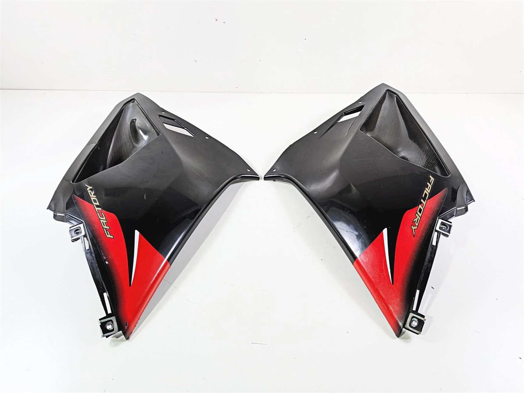 2008 Aprilia RSVR 1000 Factory Left Right Side Fairing Carbon Ram 110112 110113 - Image 4