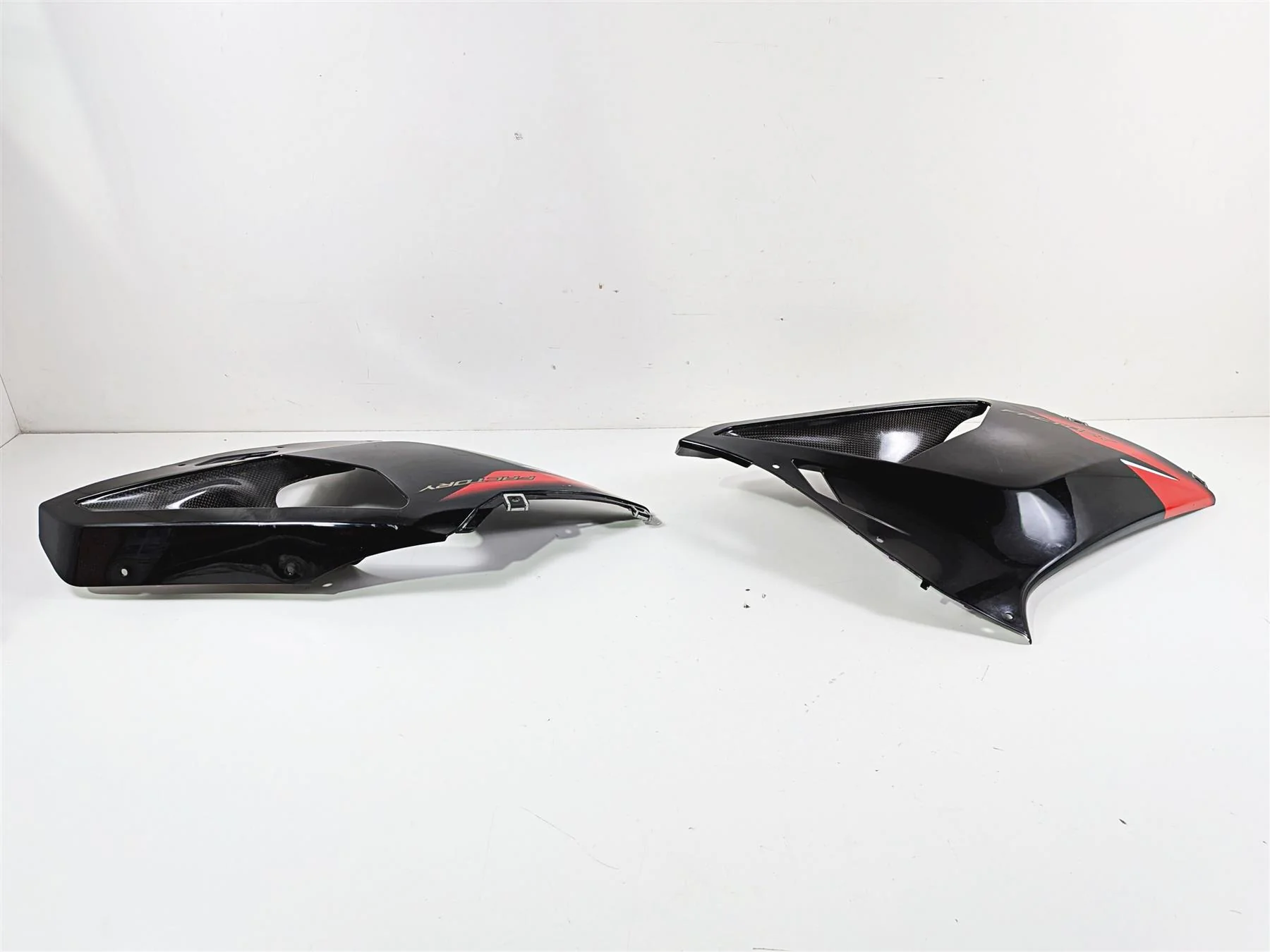 2008 Aprilia RSVR 1000 Factory Left Right Side Fairing Carbon Ram 110112 110113 - Image 5