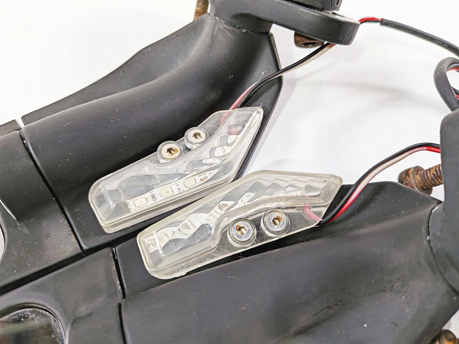 2008 Aprilia RSVR 1000 Factory Mirror Blinker Wing Foldable Aftermarket - Image 10