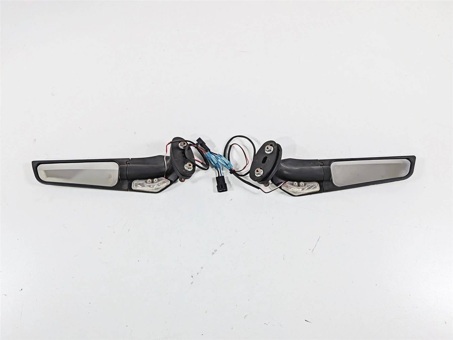 2008 Aprilia RSVR 1000 Factory Mirror Blinker Wing Foldable Aftermarket - Image 2