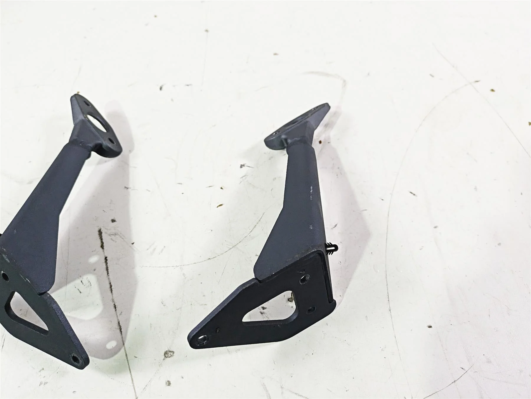 2008 Aprilia RSVR 1000 Factory Mirror Support Bracket Set AP8134766 AP8146506 - Image 12