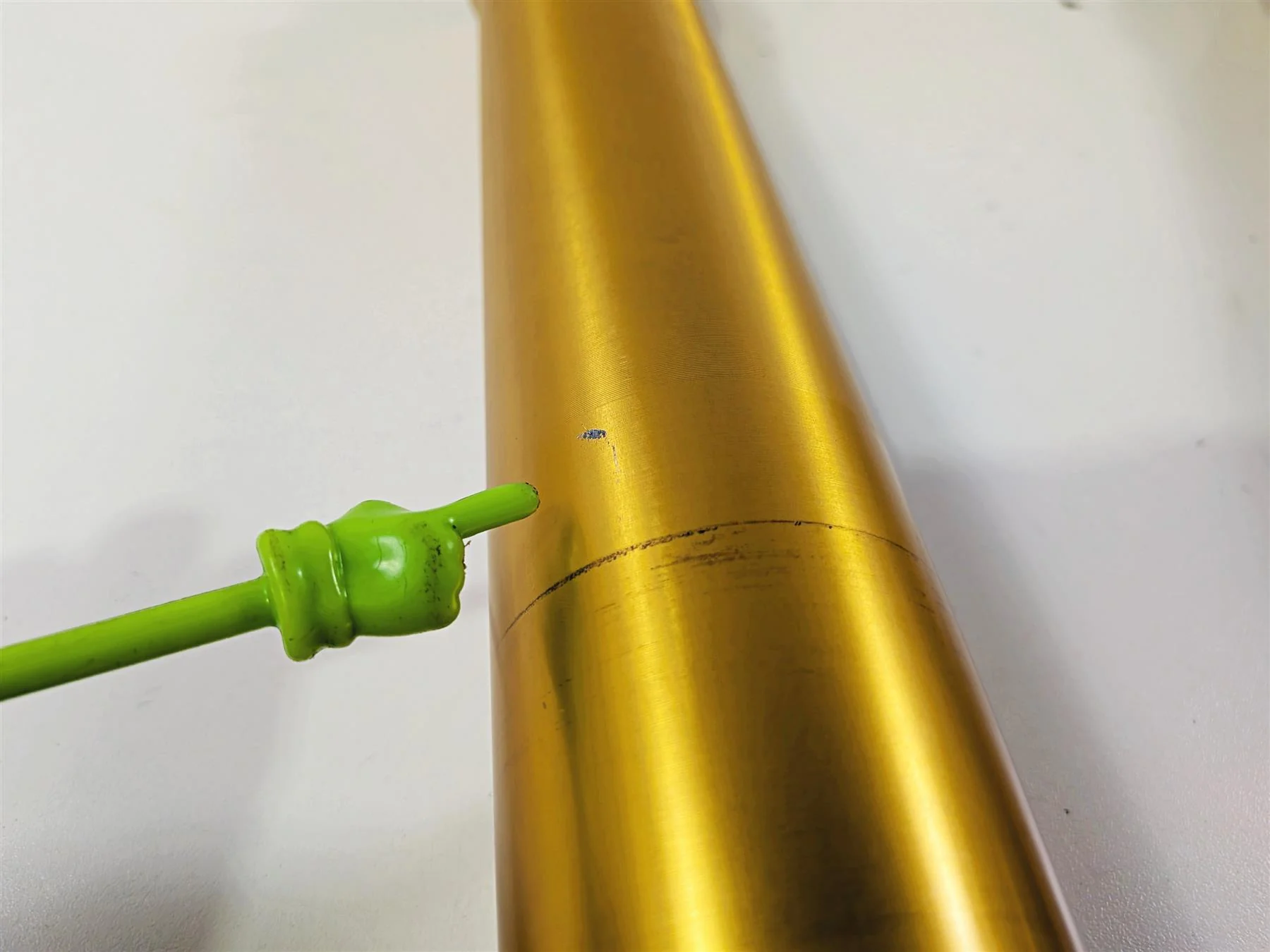 2008 Aprilia RSVR 1000 Factory Ohlins Front Fork Leg Set AP8163062 AP8163063 - Image 10