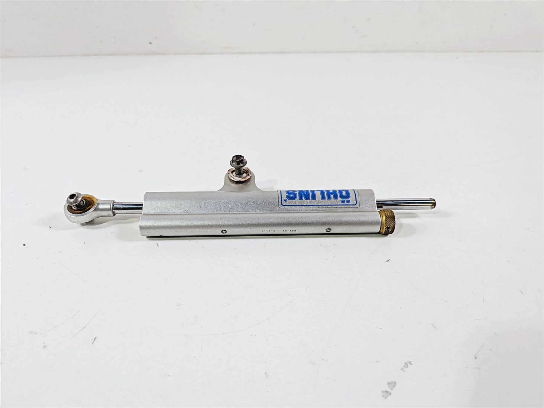 2008 Aprilia RSVR 1000 Factory Ohlins Steering Damper Stabilizer AP8163064 - Image 4