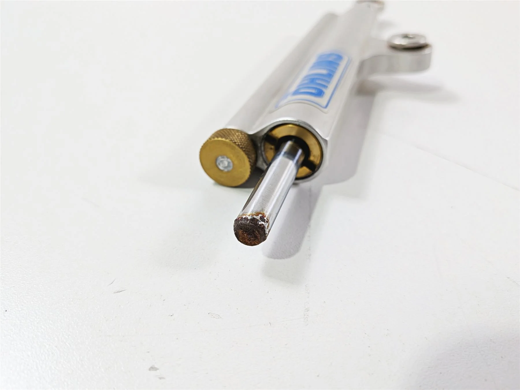 2008 Aprilia RSVR 1000 Factory Ohlins Steering Damper Stabilizer AP8163064 - Image 9
