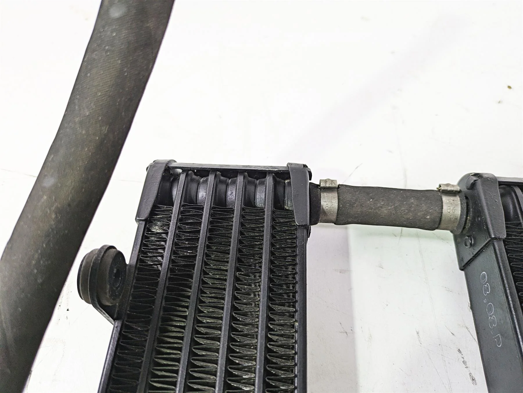 2008 Aprilia RSVR 1000 Factory Oil Cooler & Lines AP8104341 AP8104452 - Image 7