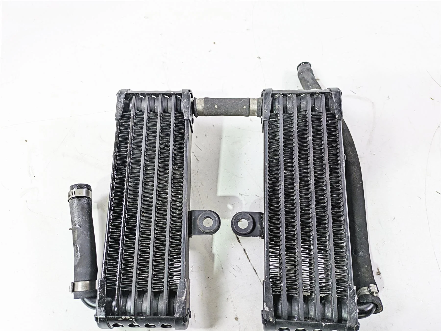 2008 Aprilia RSVR 1000 Factory Oil Cooler & Lines AP8104341 AP8104452 - Image 9