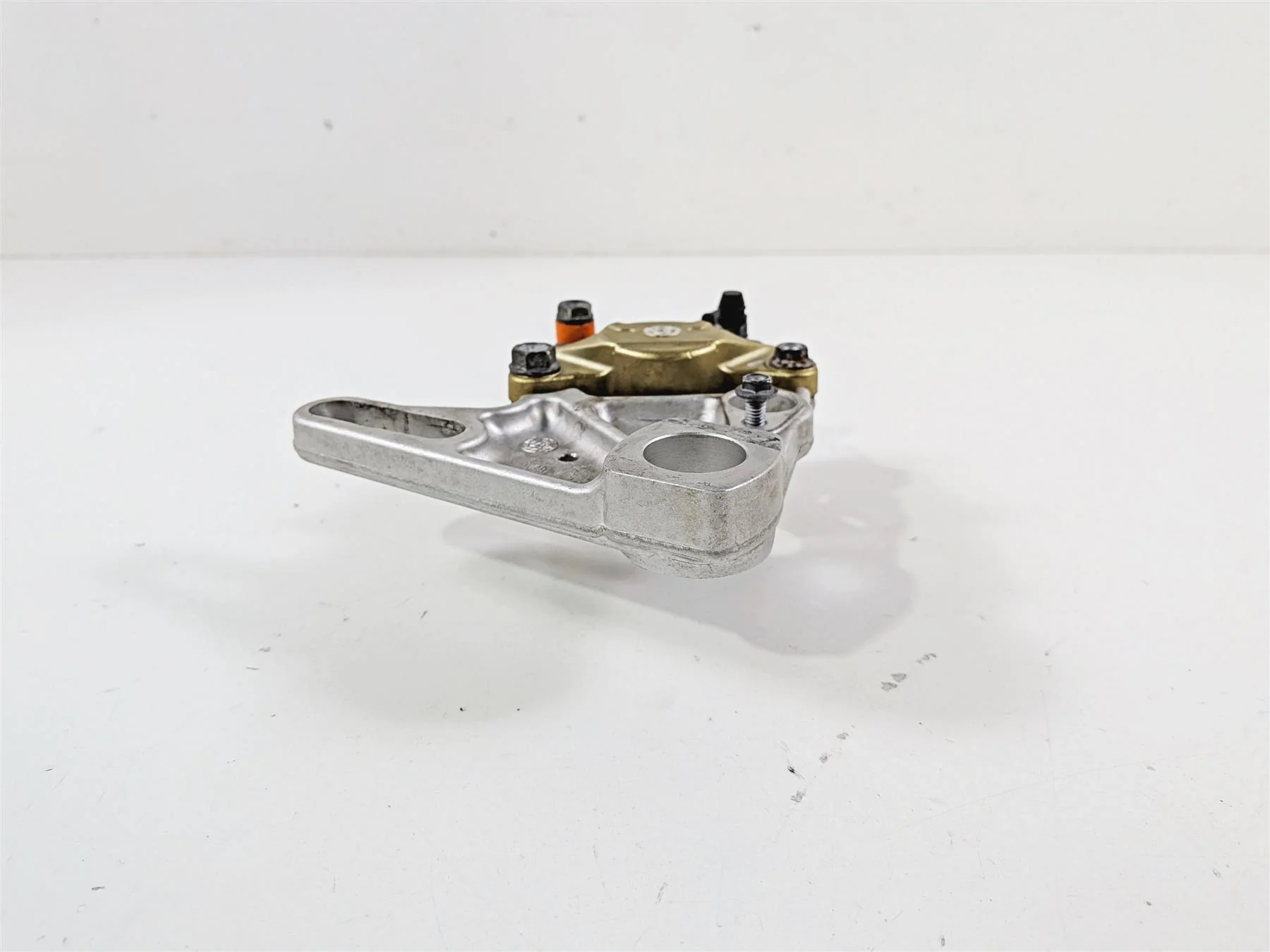 2008 Aprilia RSVR 1000 Factory Rear Brembo Brake Caliper Gold AP8113897 - Image 4