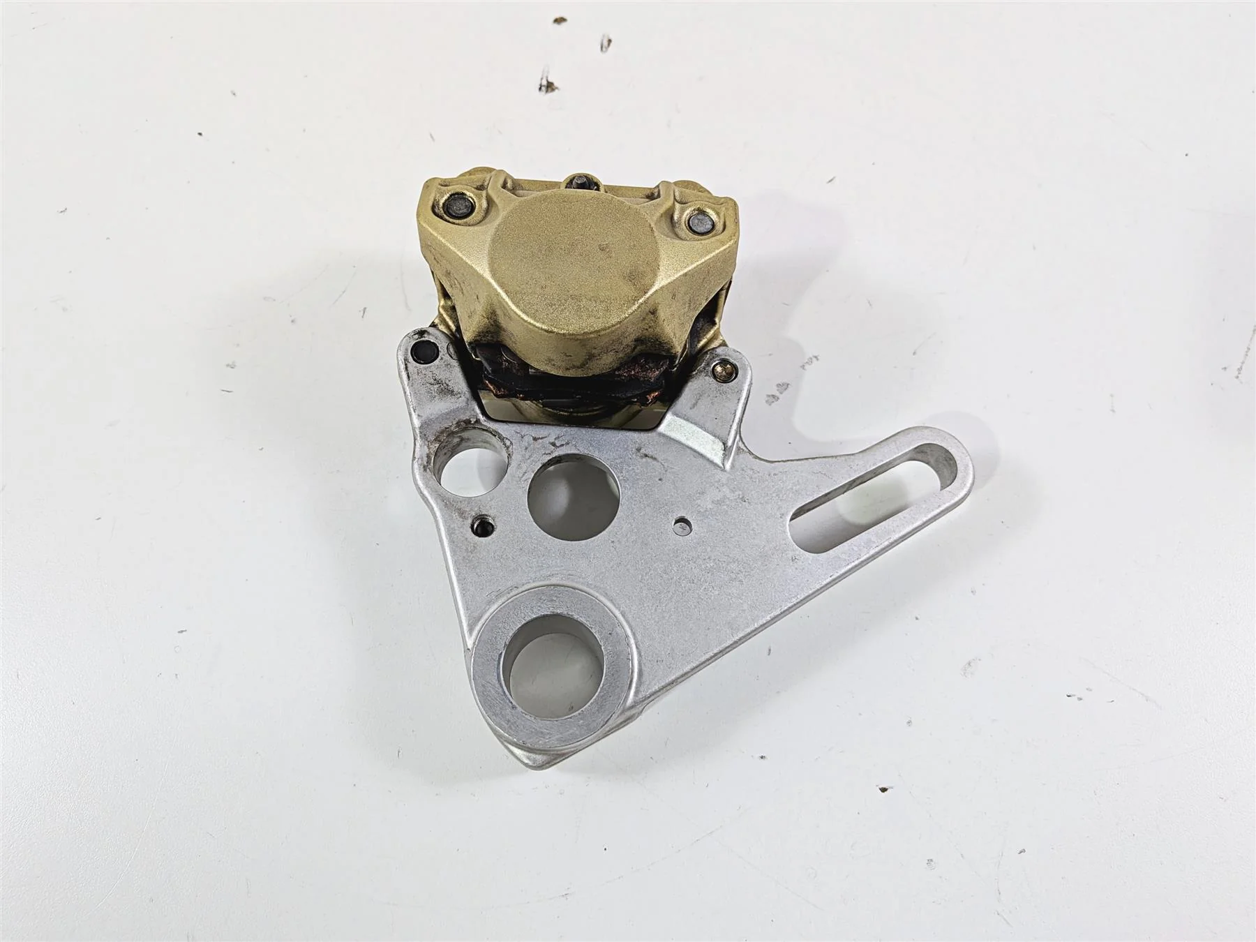 2008 Aprilia RSVR 1000 Factory Rear Brembo Brake Caliper Gold AP8113897 - Image 6