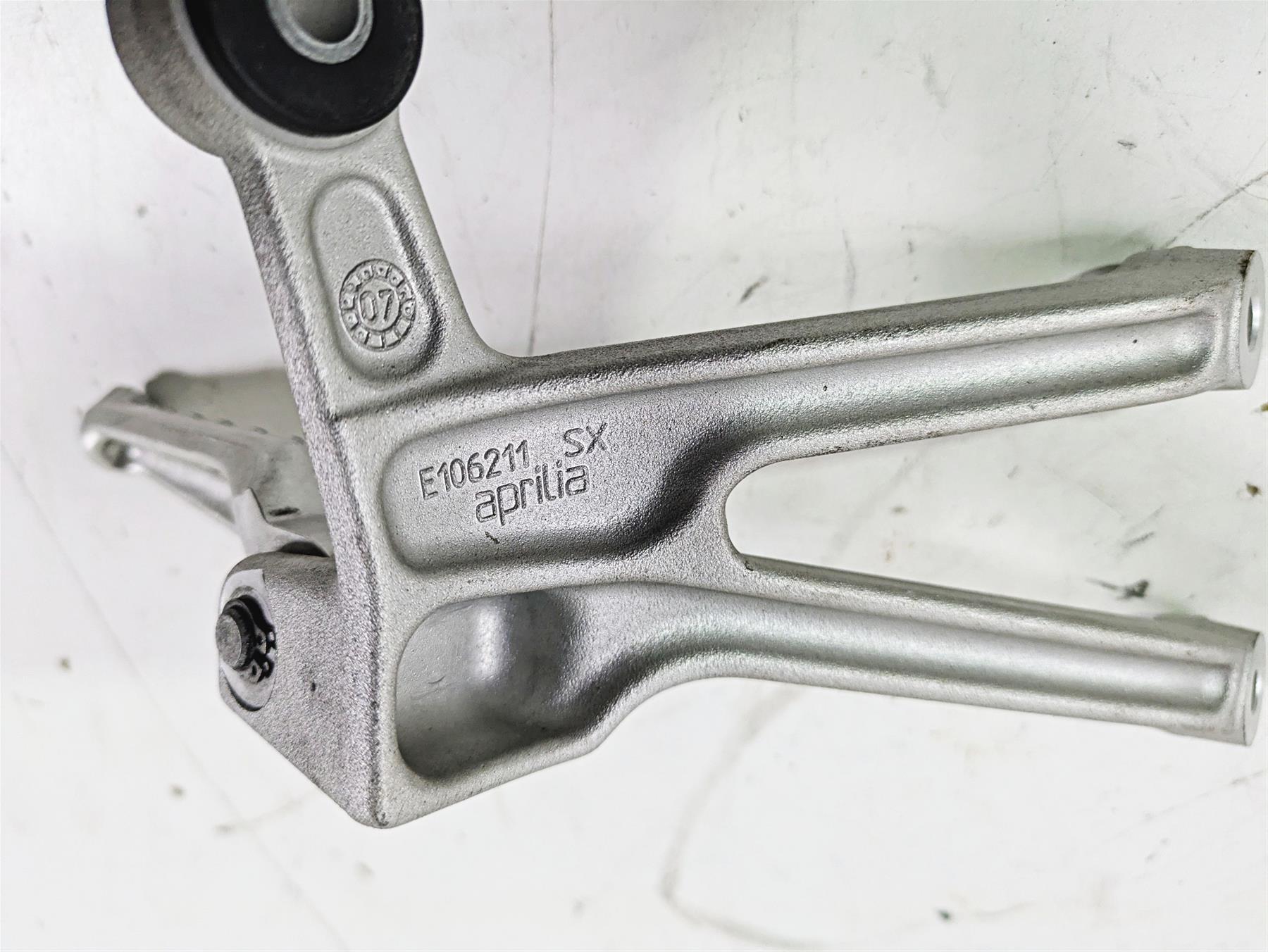 2008 Aprilia RSVR 1000 Factory Rear Passenger Foot Peg Set AP8154071 AP8154072 - Image 10