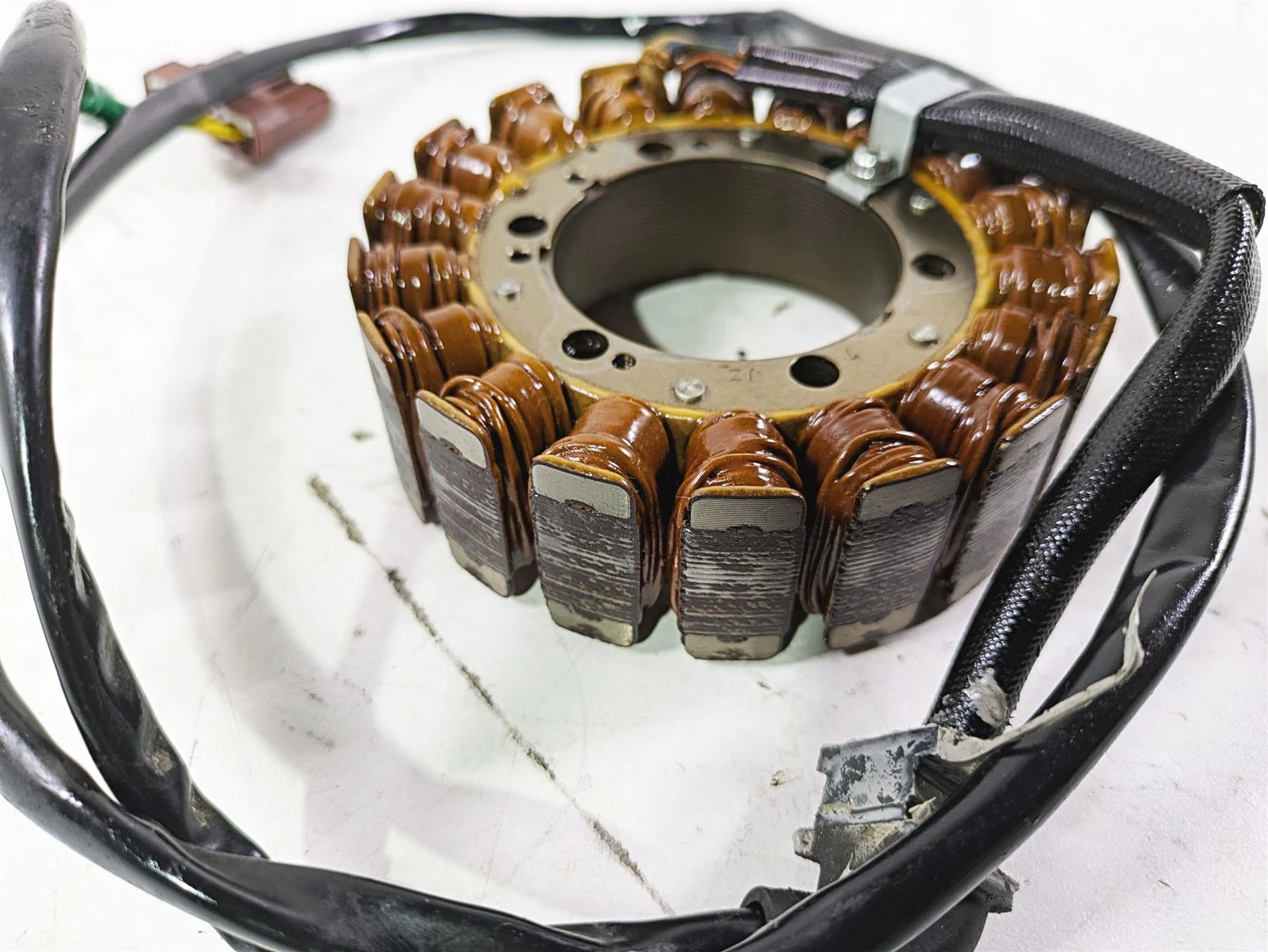 2008 Aprilia RSVR 1000 Factory Stator Alternator Generator AP0296988 - Image 7