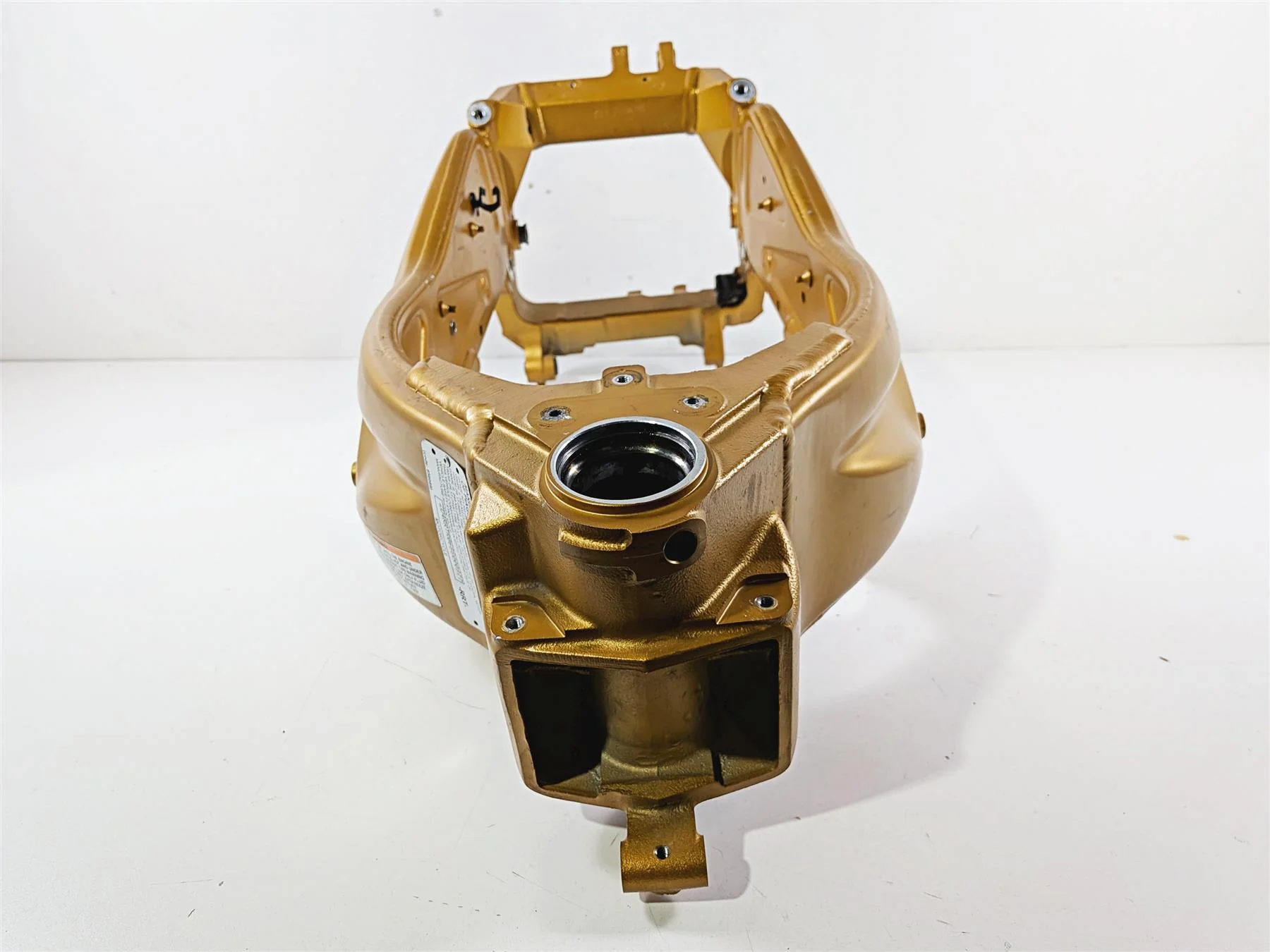 2008 Aprilia RSVR 1000 Factory Straight Main Frame Chassis -GOLD -With Clean Florida Title -AP8184394 - Image 6