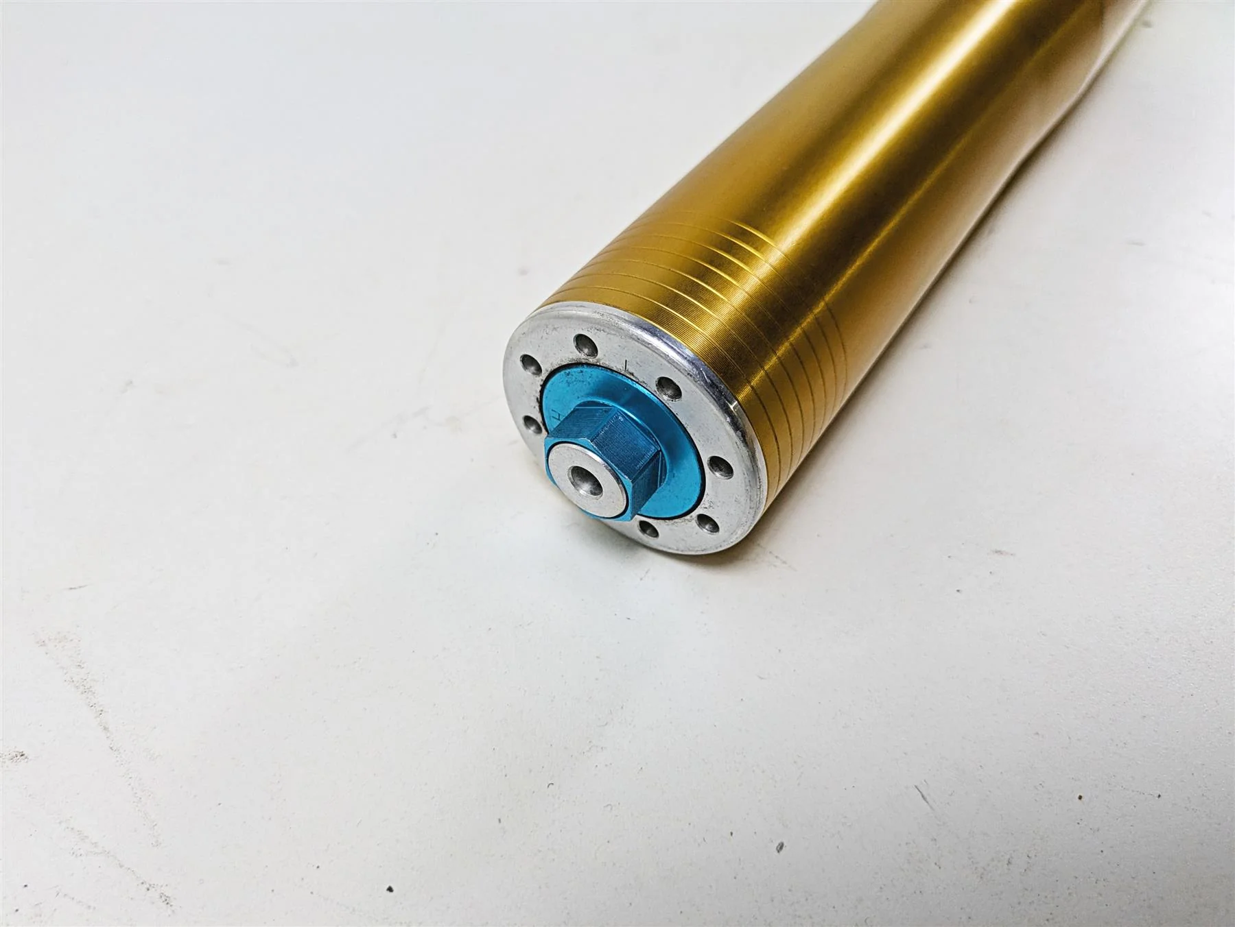 2008 Aprilia RSVR 1000 Factory Straight Ohlins Front Fork Leg Set AP8163062 - Image 3
