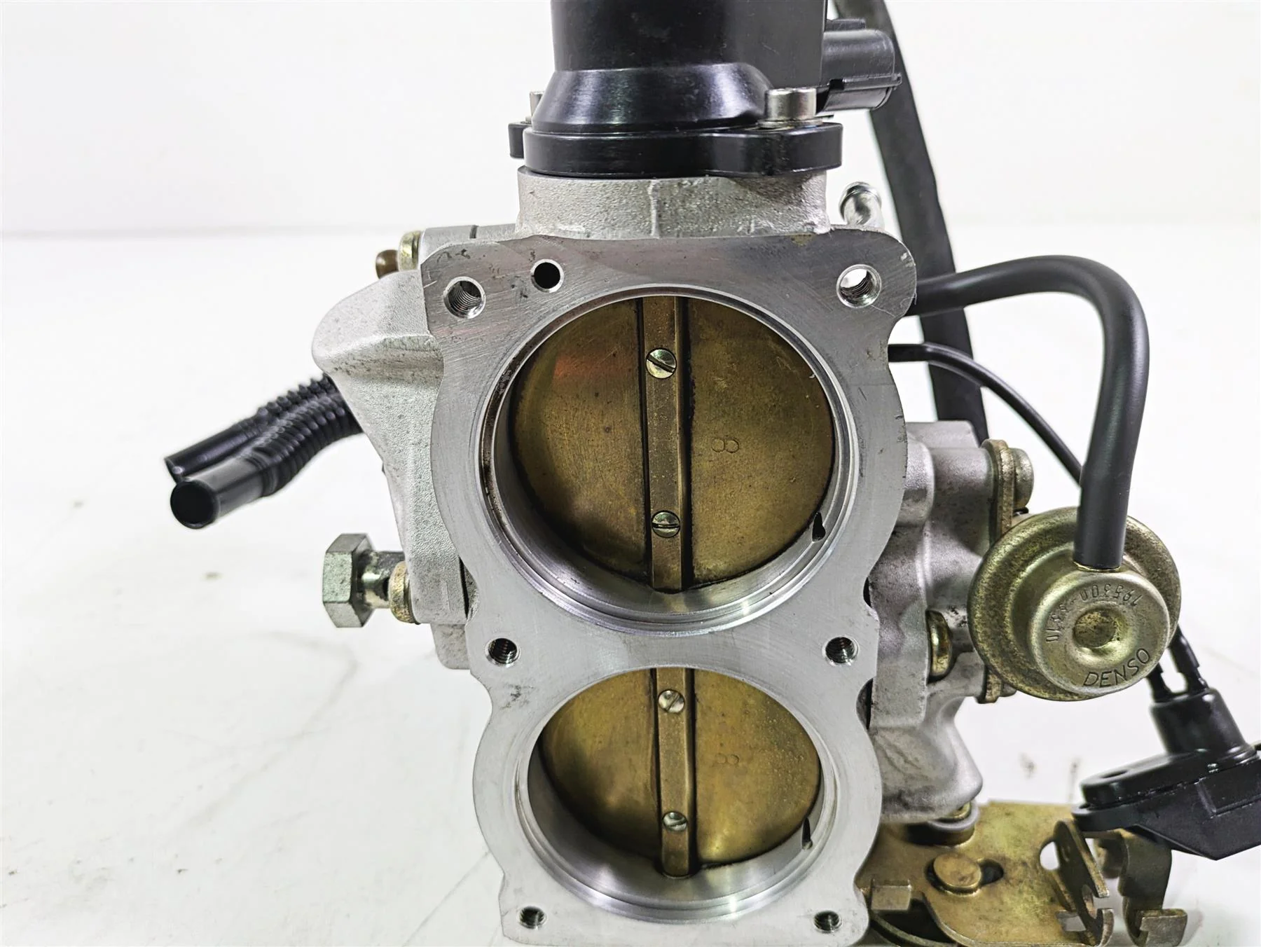2008 Aprilia RSVR 1000 Factory Throttle Bodies Body Set AP0296970 - Image 10
