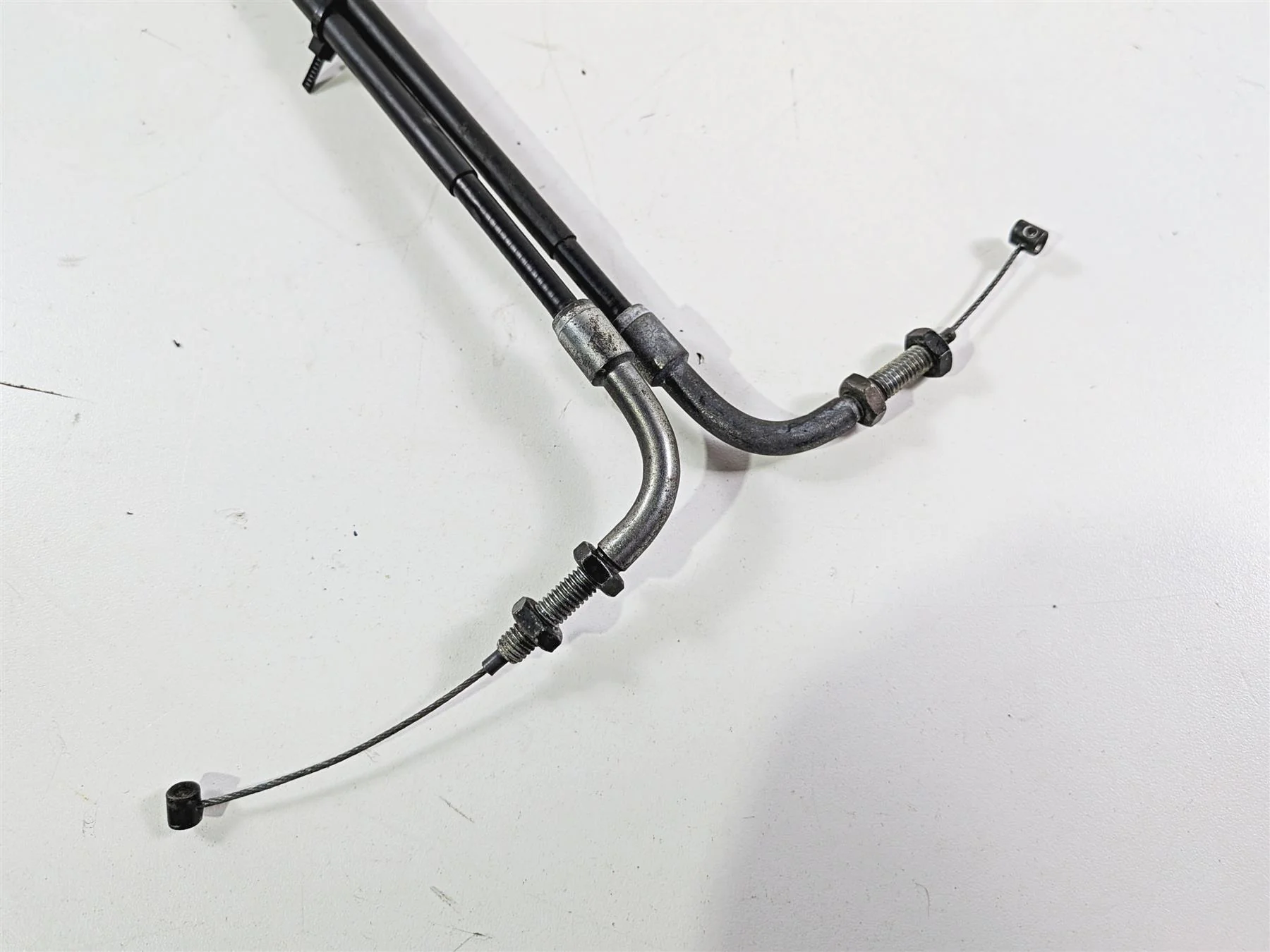 2008 Aprilia RSVR 1000 Factory Throttle Grip Handle Set AP8118566 - Image 10