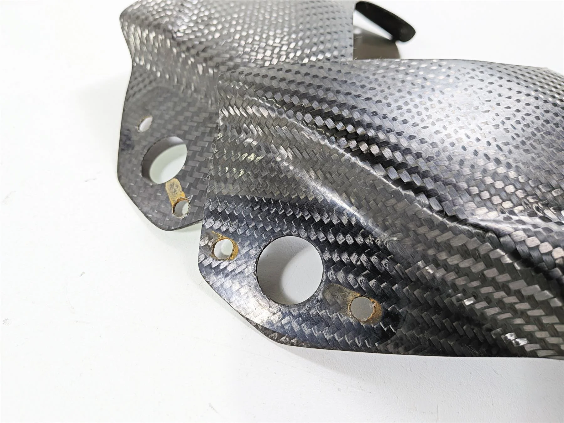 2008 Aprilia RSVR 1000 Factory Upper Fairing Carbon Infill Cover Set 8178754 - Image 12
