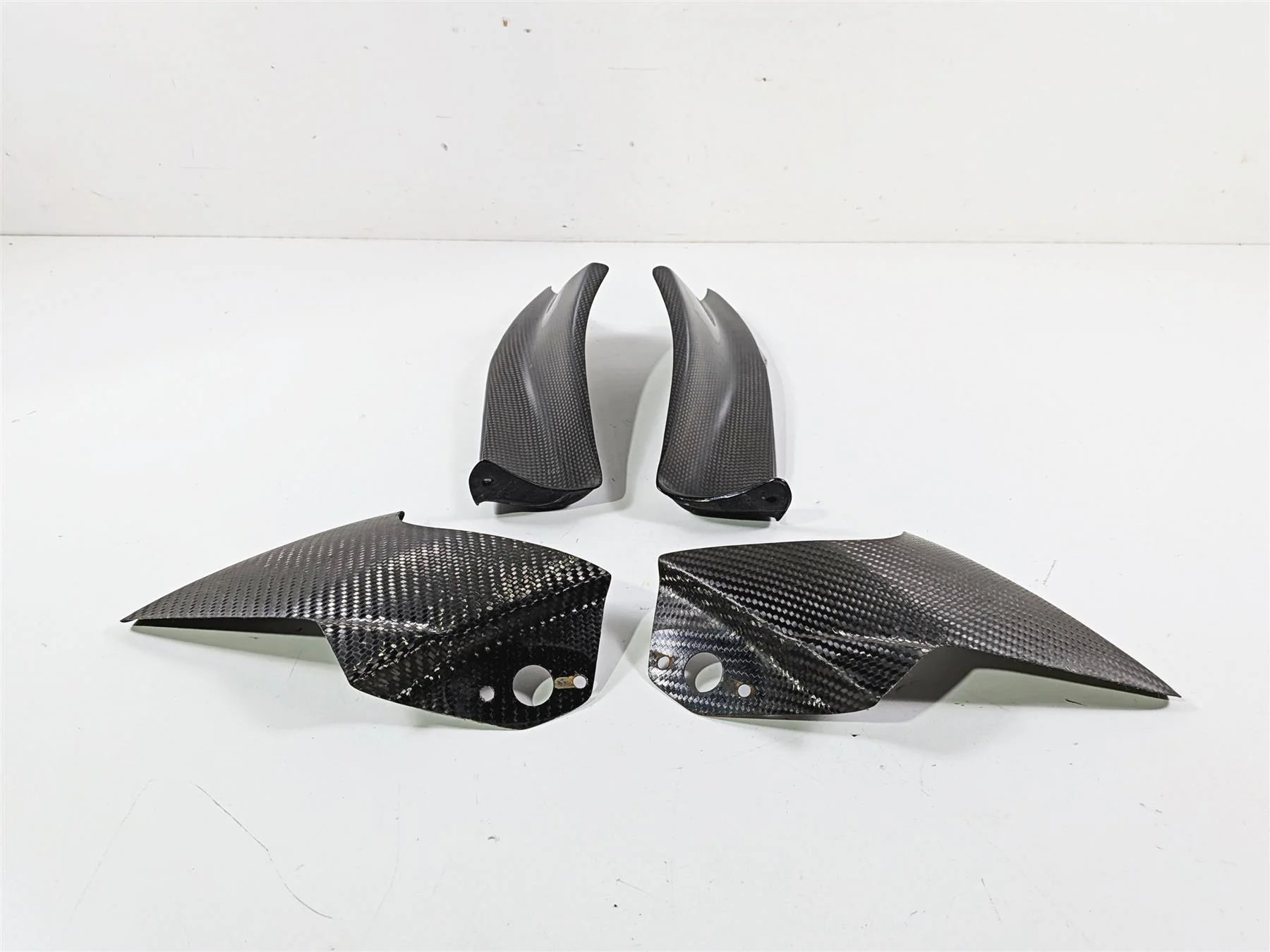 2008 Aprilia RSVR 1000 Factory Upper Fairing Carbon Infill Cover Set 8178754 - Image 3