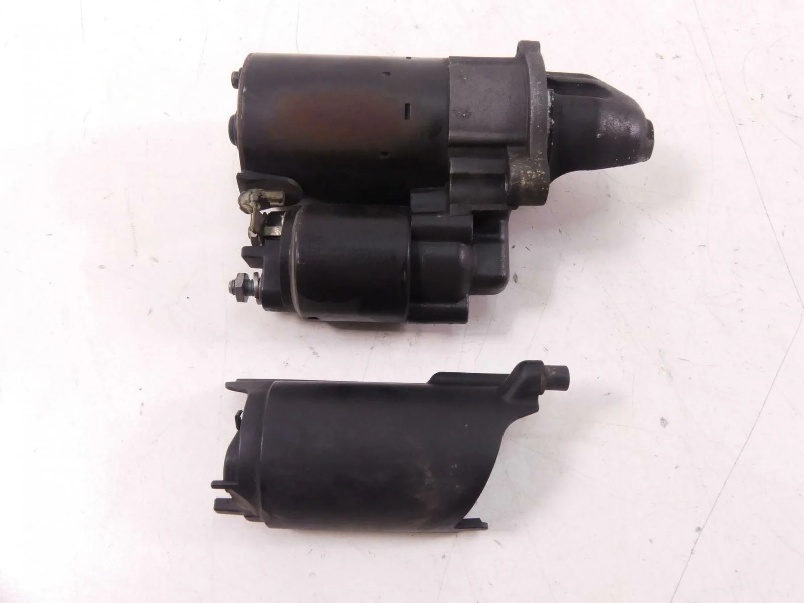 2008 BMW R1200GS K255 Adv Engine Starter Motor With Cover 12317691956 - Image 6